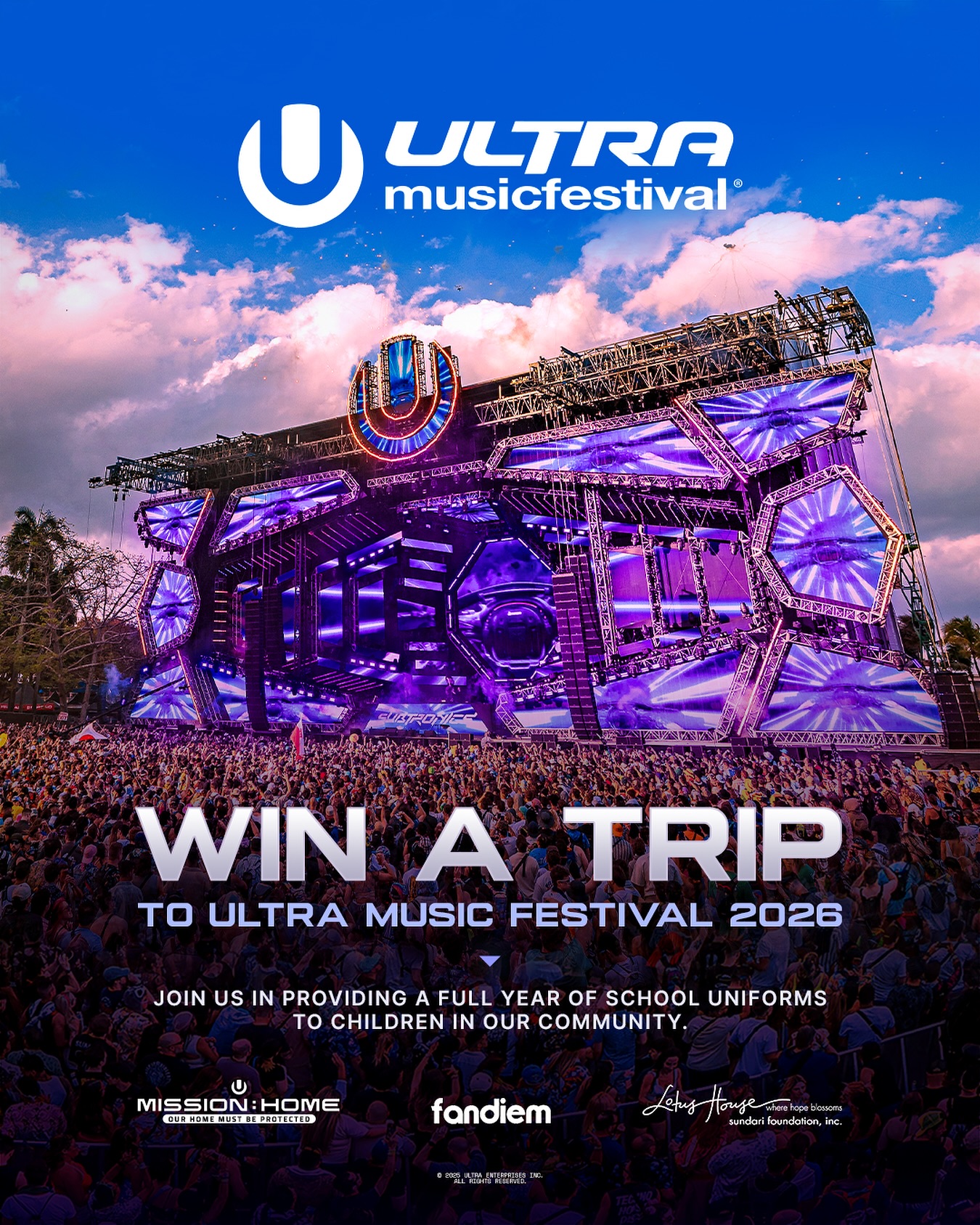 Ultra Music Festival Facebook ad