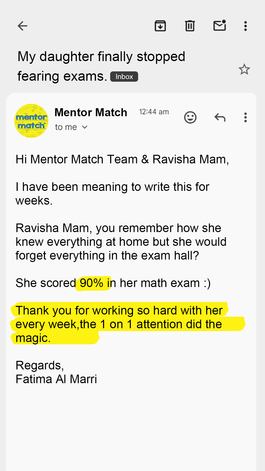 Mentor Match Facebook ad