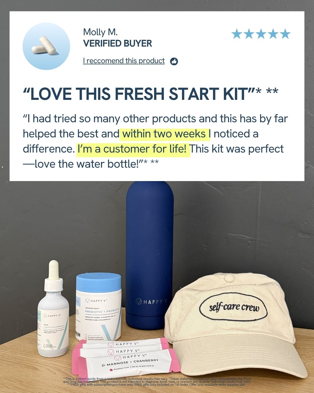 Happy V Facebook ad