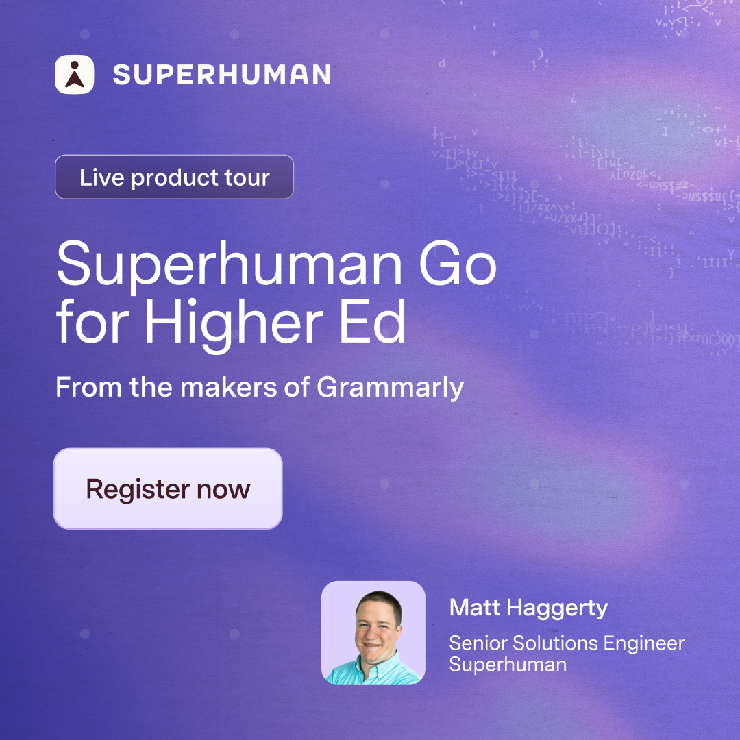 Superhuman Facebook ad: Bring Governed AI Into Campus Workflows