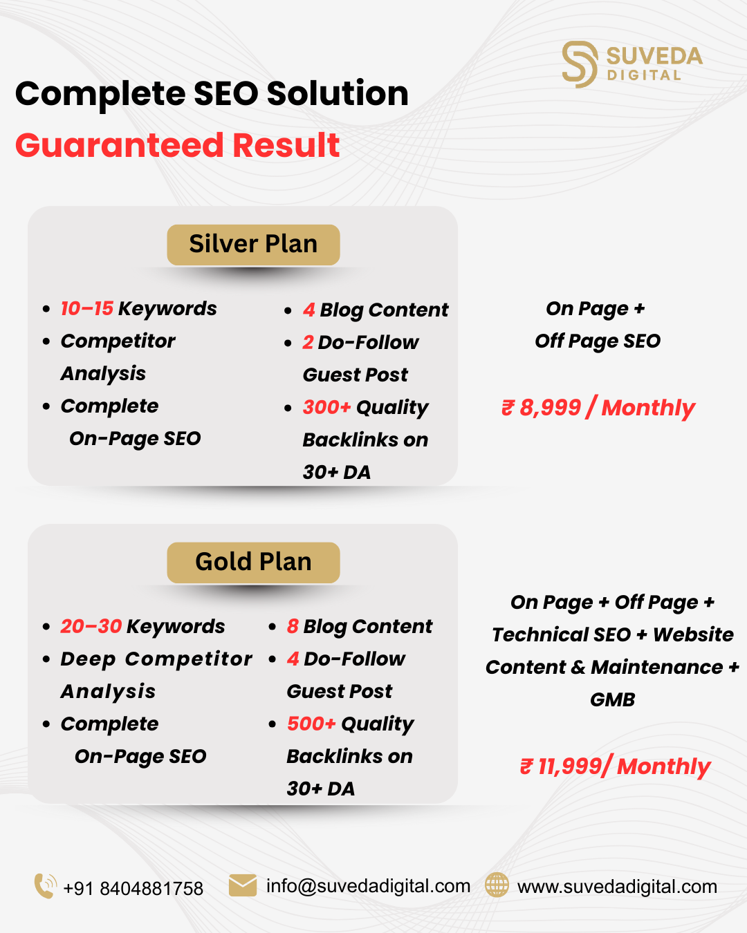 Suveda Digital Facebook ad