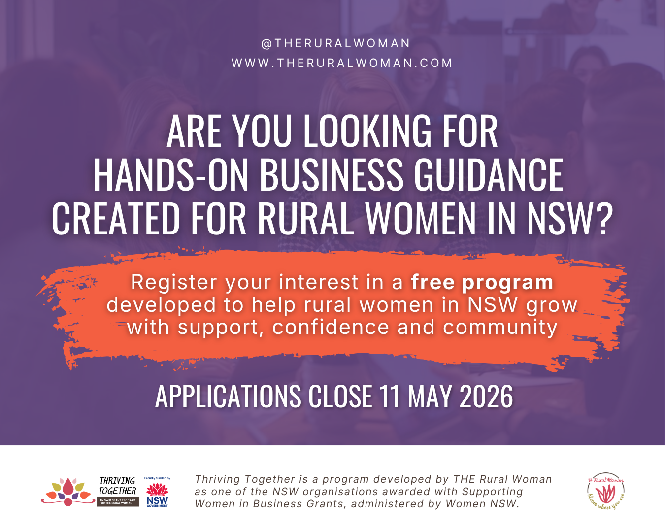 The Rural Woman Facebook ad: Now accepting applications
