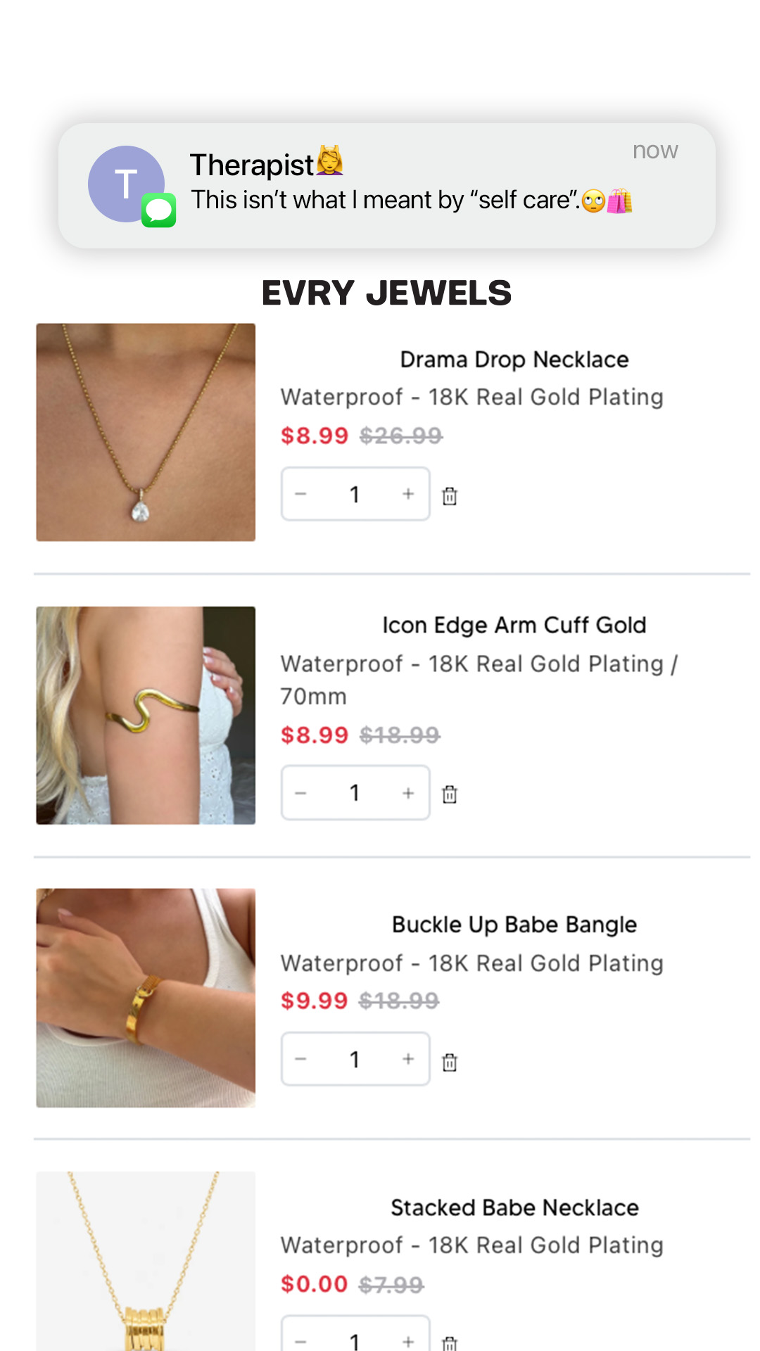 evryjewels Facebook ad