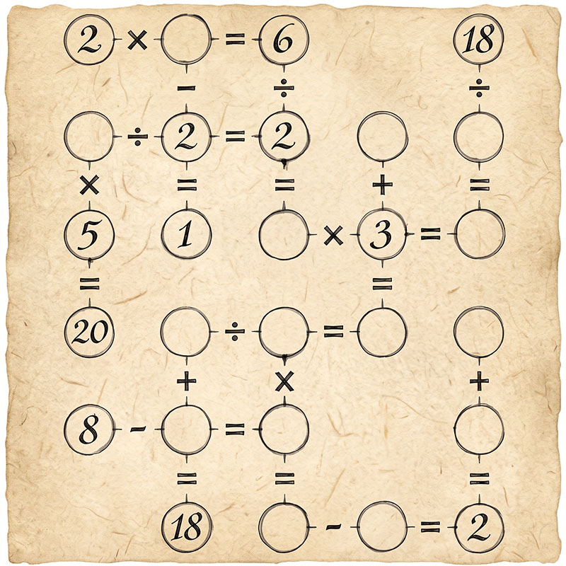 CrossMath Facebook ad: Crossmath - Math Puzzle Games