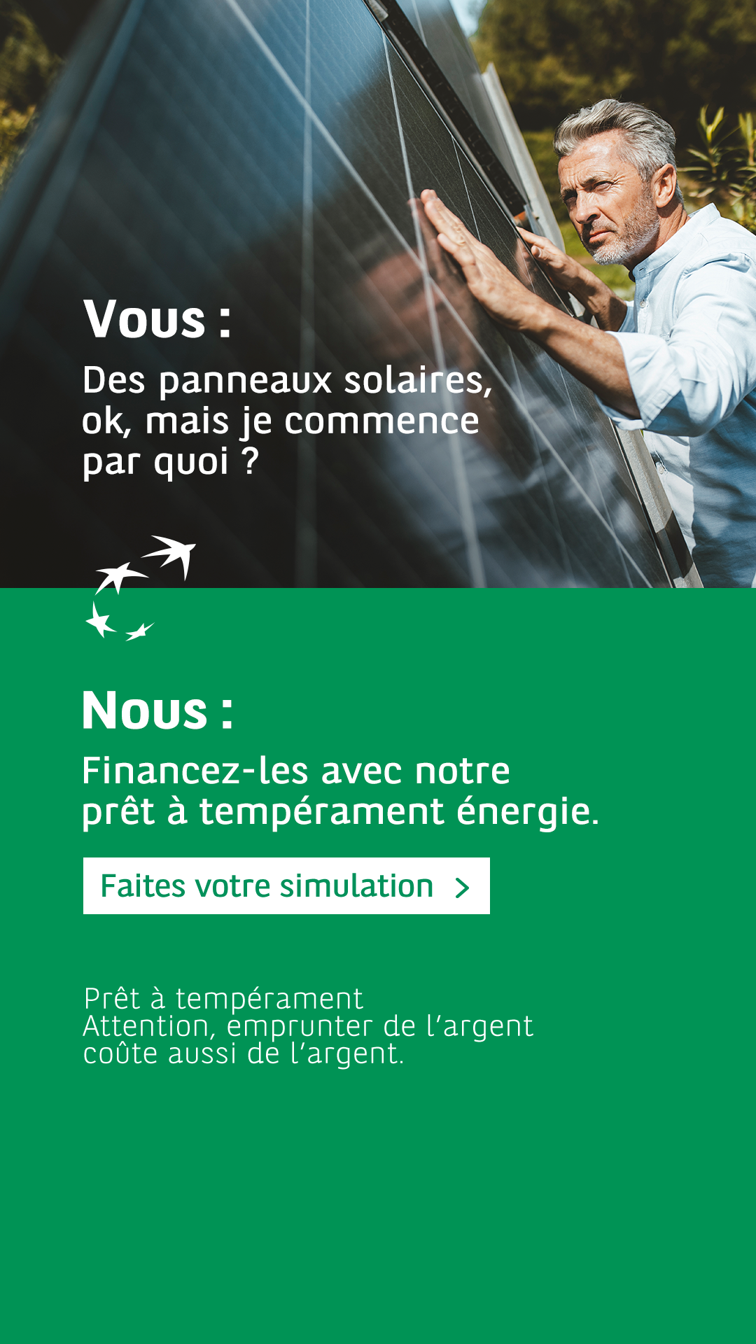 BNP Paribas Fortis Belgique Facebook ad