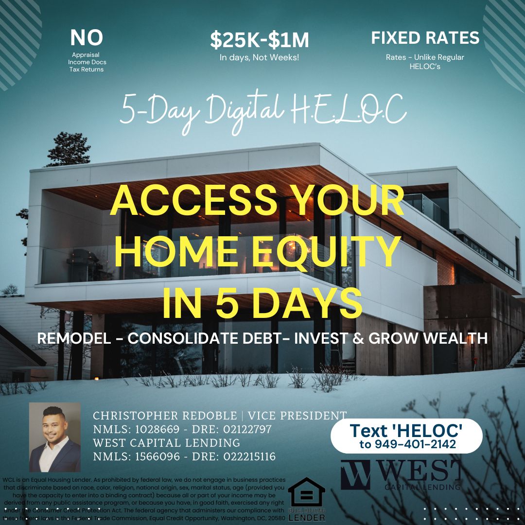 Christopher Redoble - Real Estate & Mortgage Broker, Investor Facebook ad
