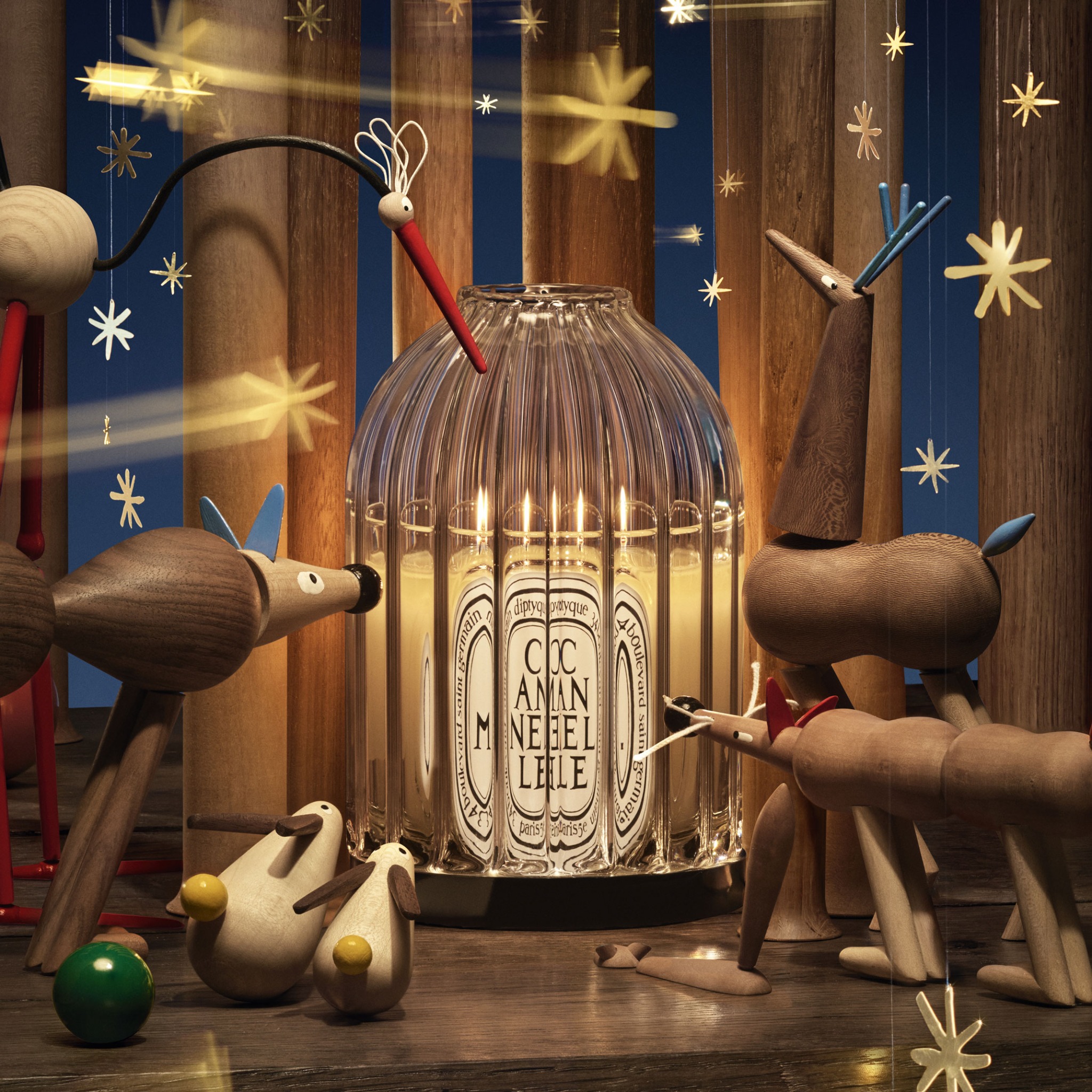 diptyque Facebook ad: Offrir un objet de décoration