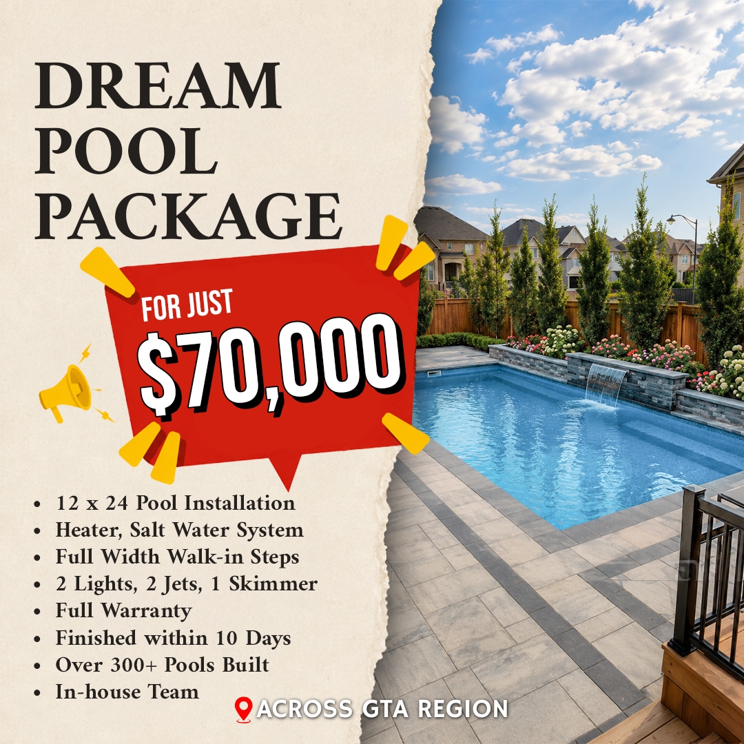 Strong Base Group Facebook ad: Pool Construction Company
