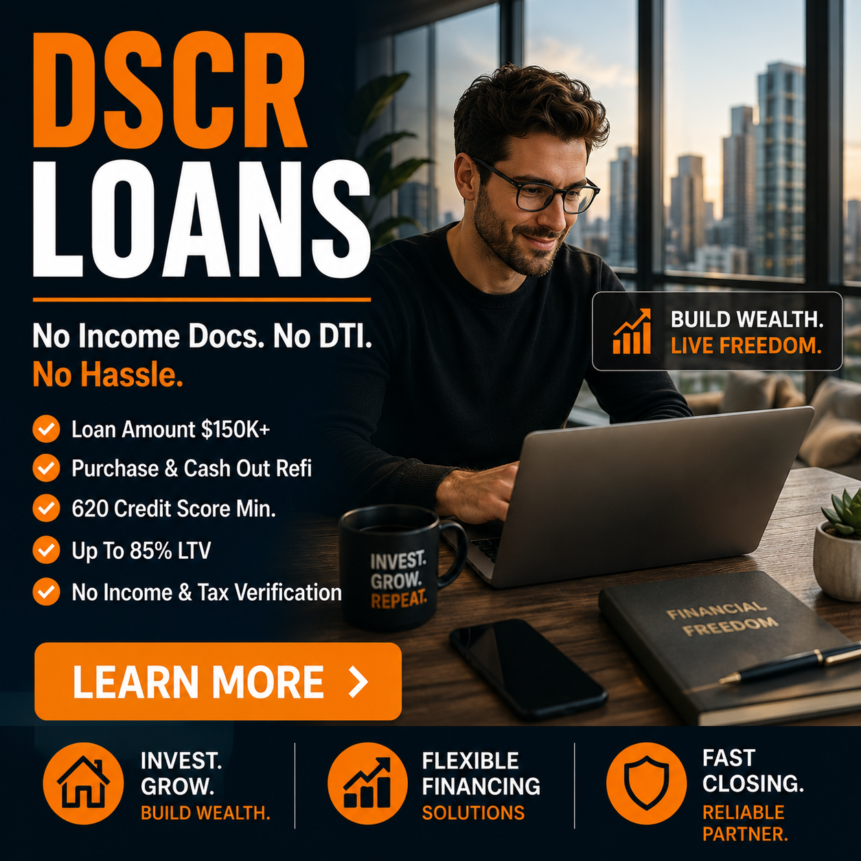 Demar Q Chapman, Mortgage Expert Facebook ad: Join Our Free Investor Financing Workshop!
