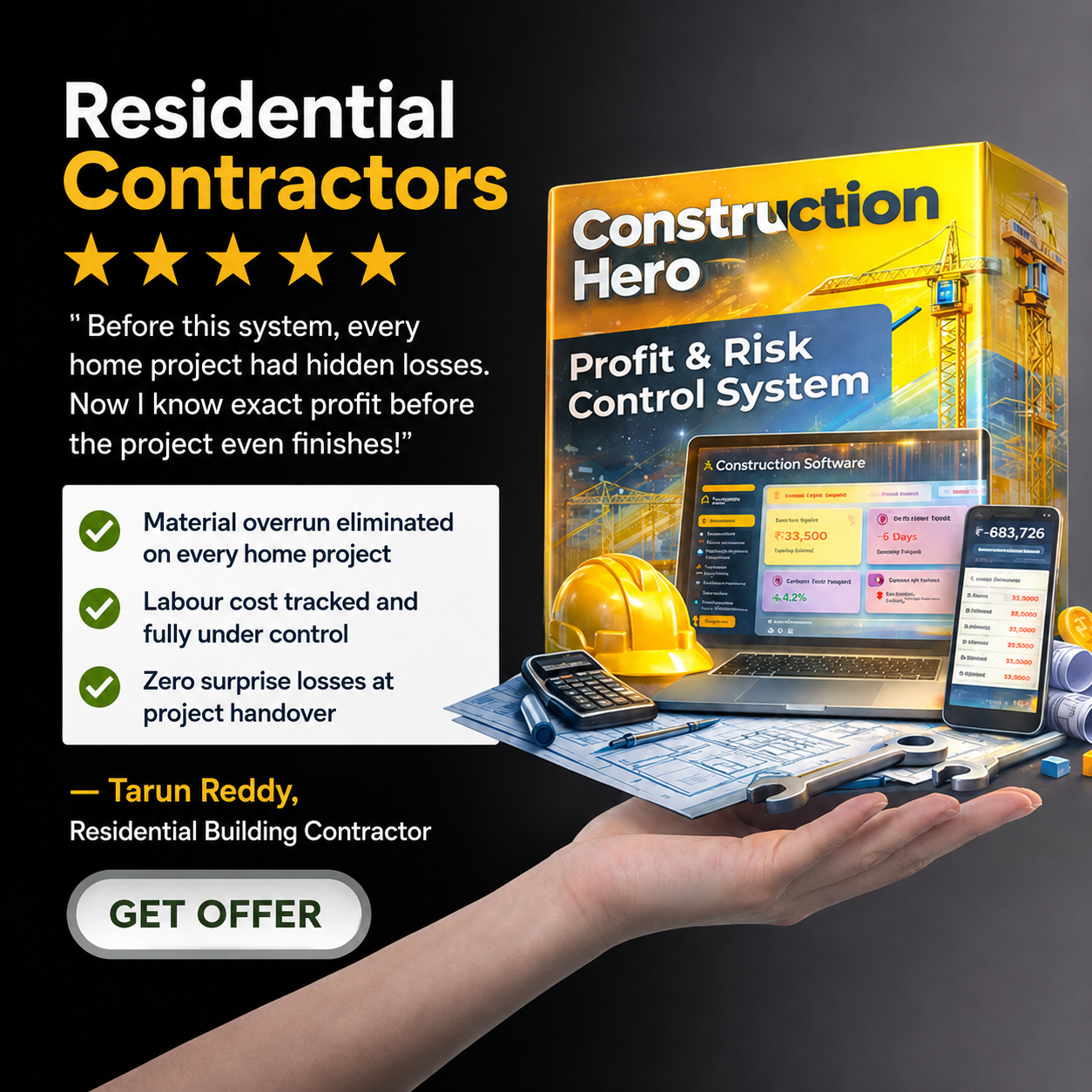Digitalpromall Facebook ad: Residential Contractors Are Trusting This System