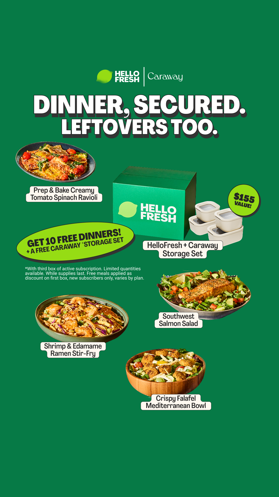 HelloFresh Facebook ad