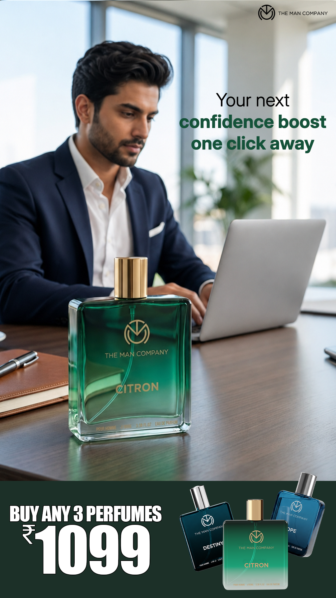 TheManCompany Facebook ad