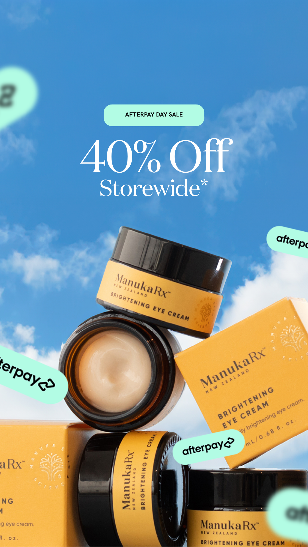 ManukaRx Natural Skincare Facebook ad