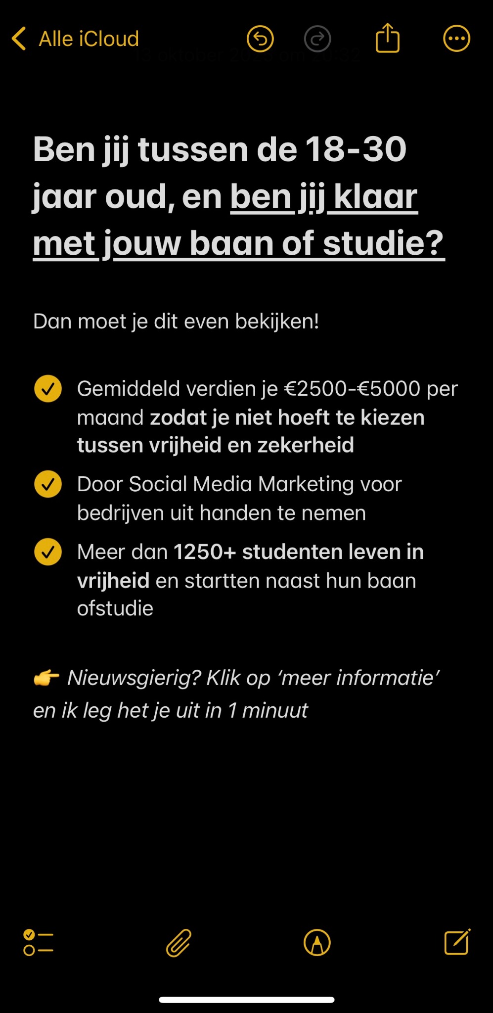 SSA - Werk in vrijheid Facebook ad: Wat gebeurt er hier?