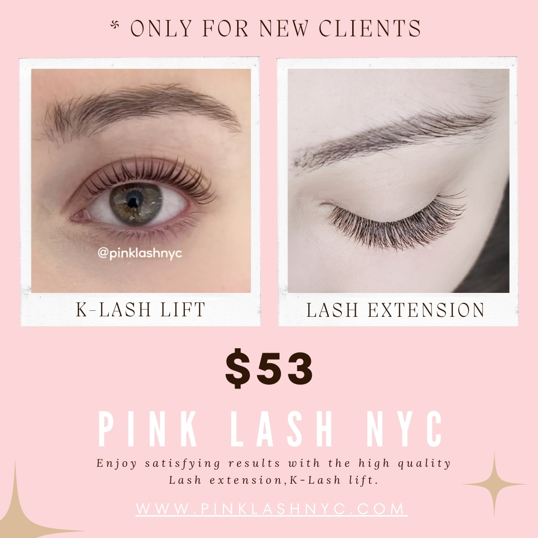 PINK LASH Facebook ad