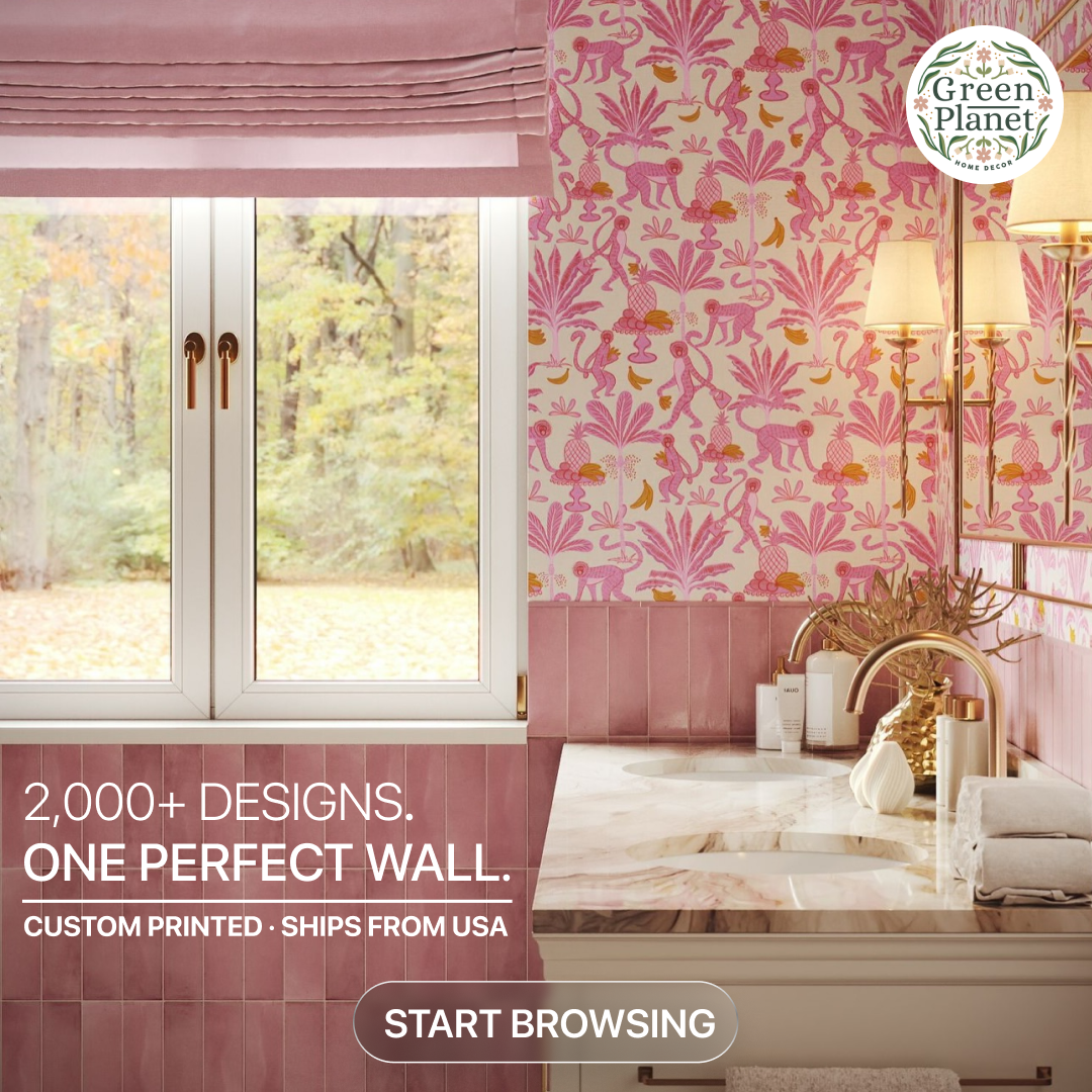 Green Planet Print Facebook ad: 2,000+ Designs. One Perfect Wall.
