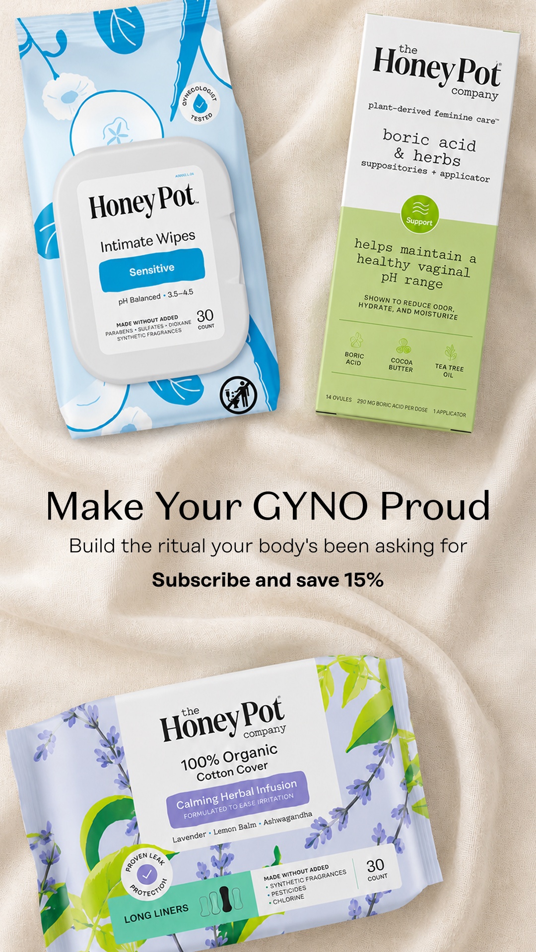 The Honey Pot Company Facebook ad