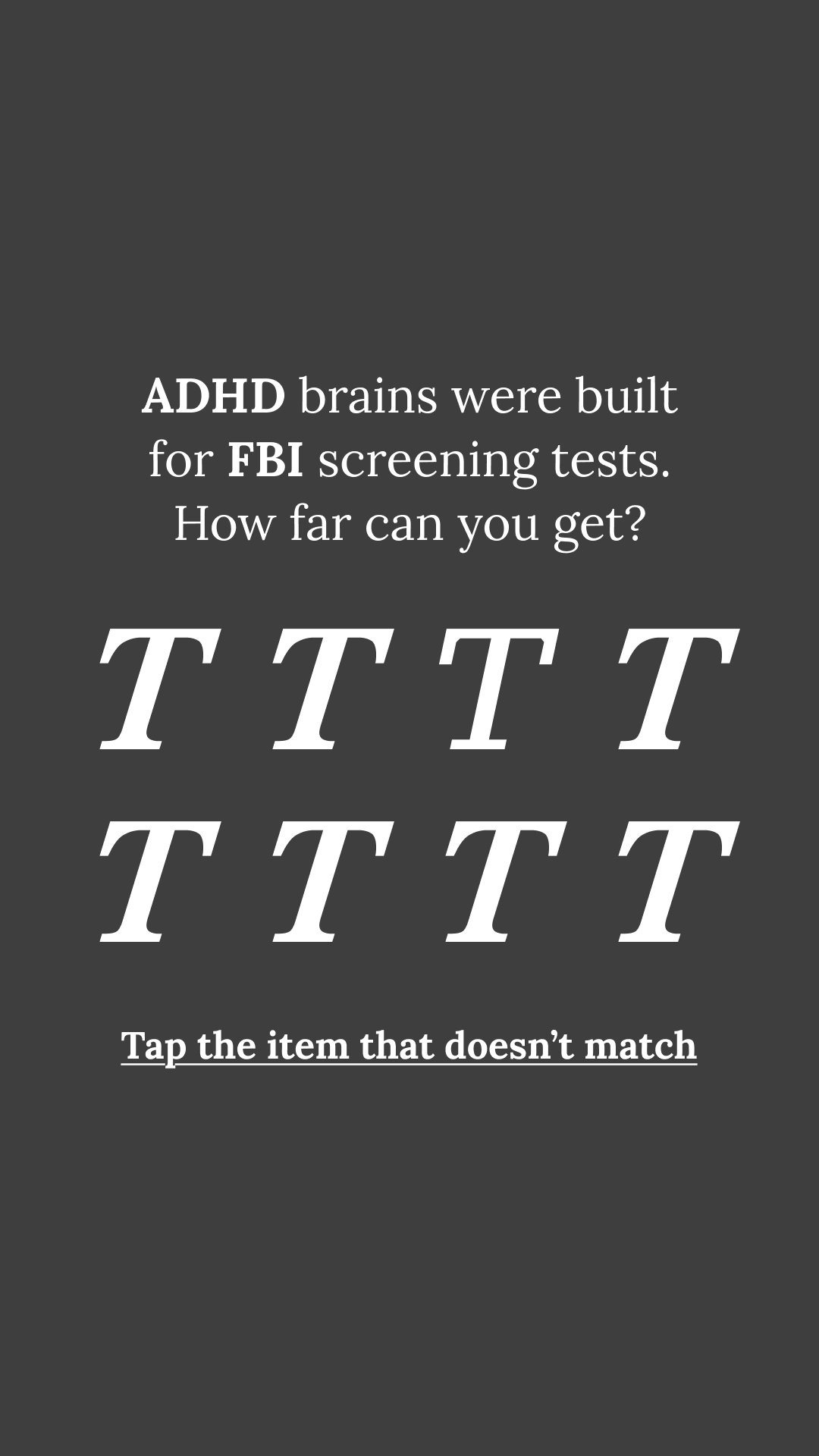 Brain Health Check Facebook ad