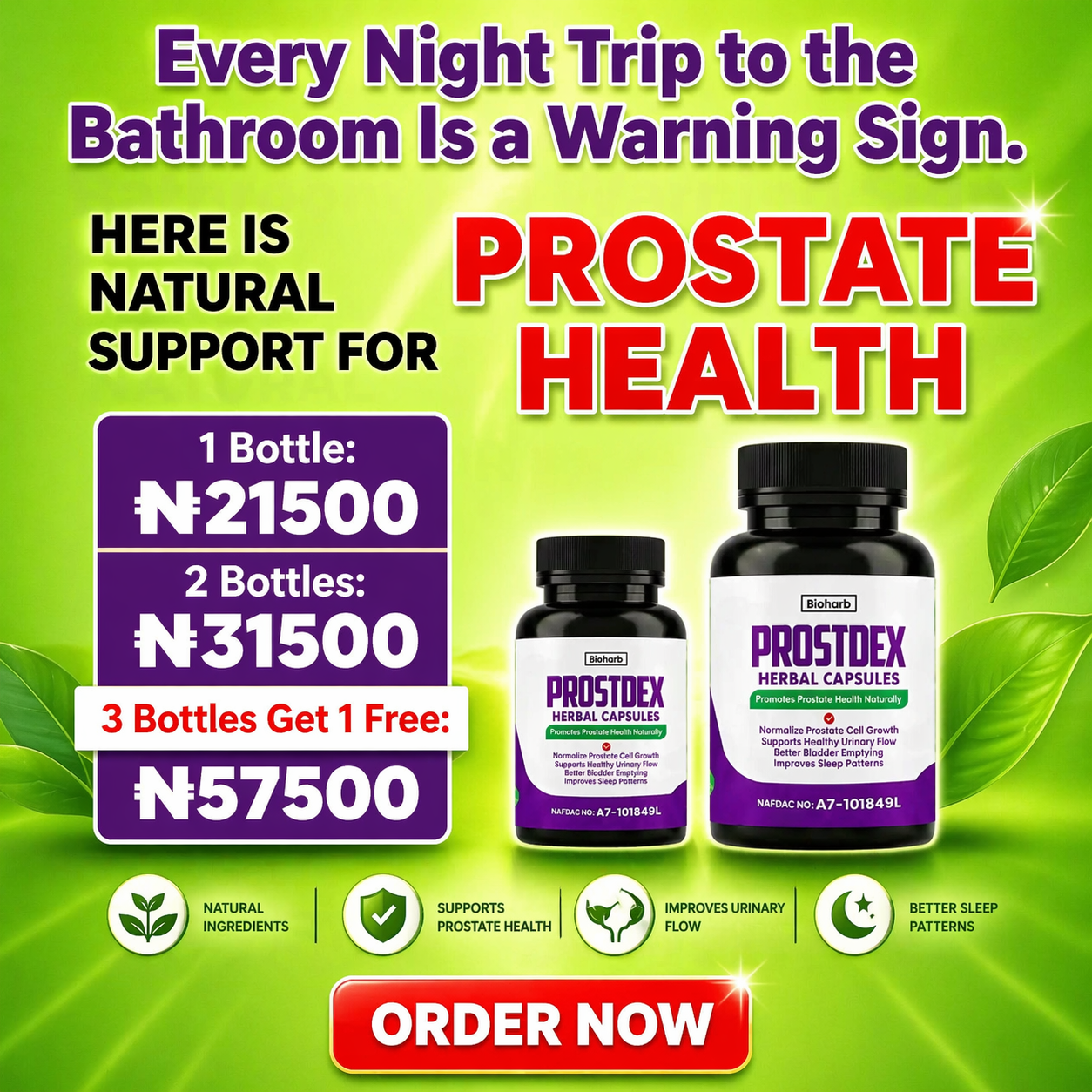 Prostdex Herbal Capsule Facebook ad