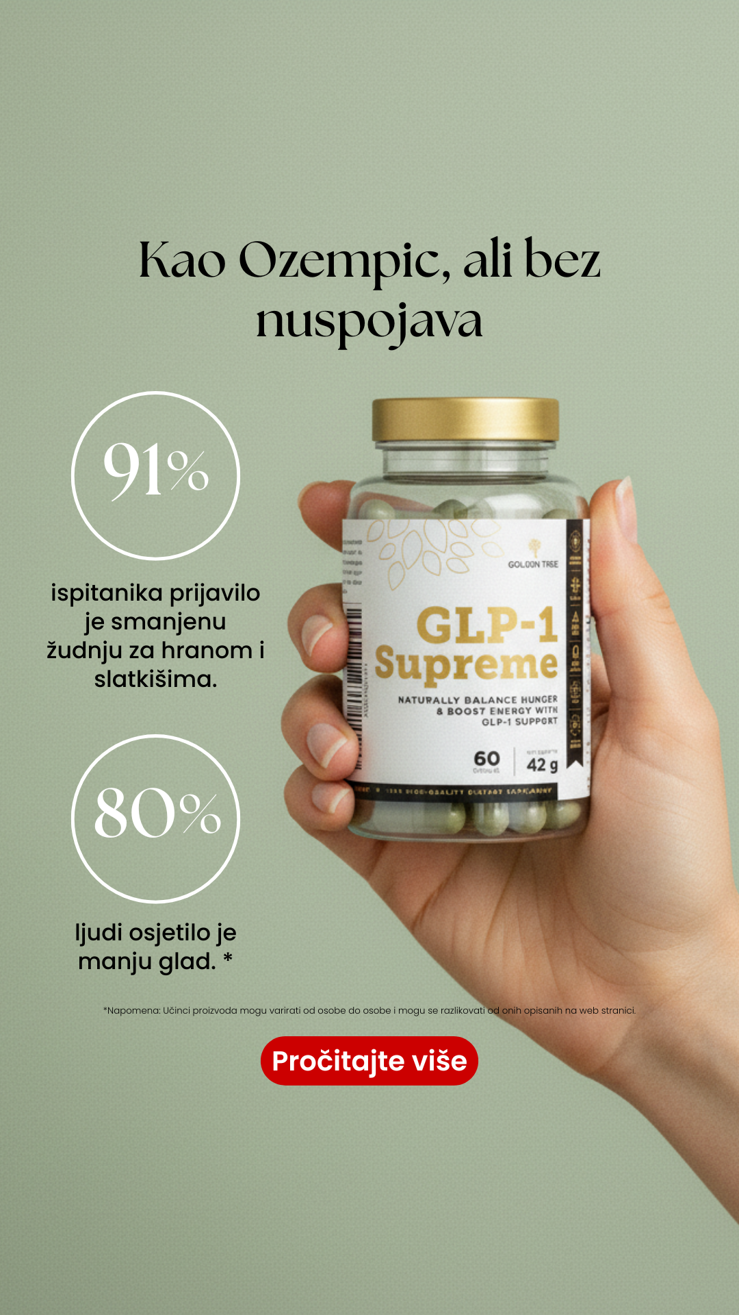 Golden Tree Hrvatska Facebook ad: GLP-1: Tajna zapanjujućih transformacija slavnih osoba
