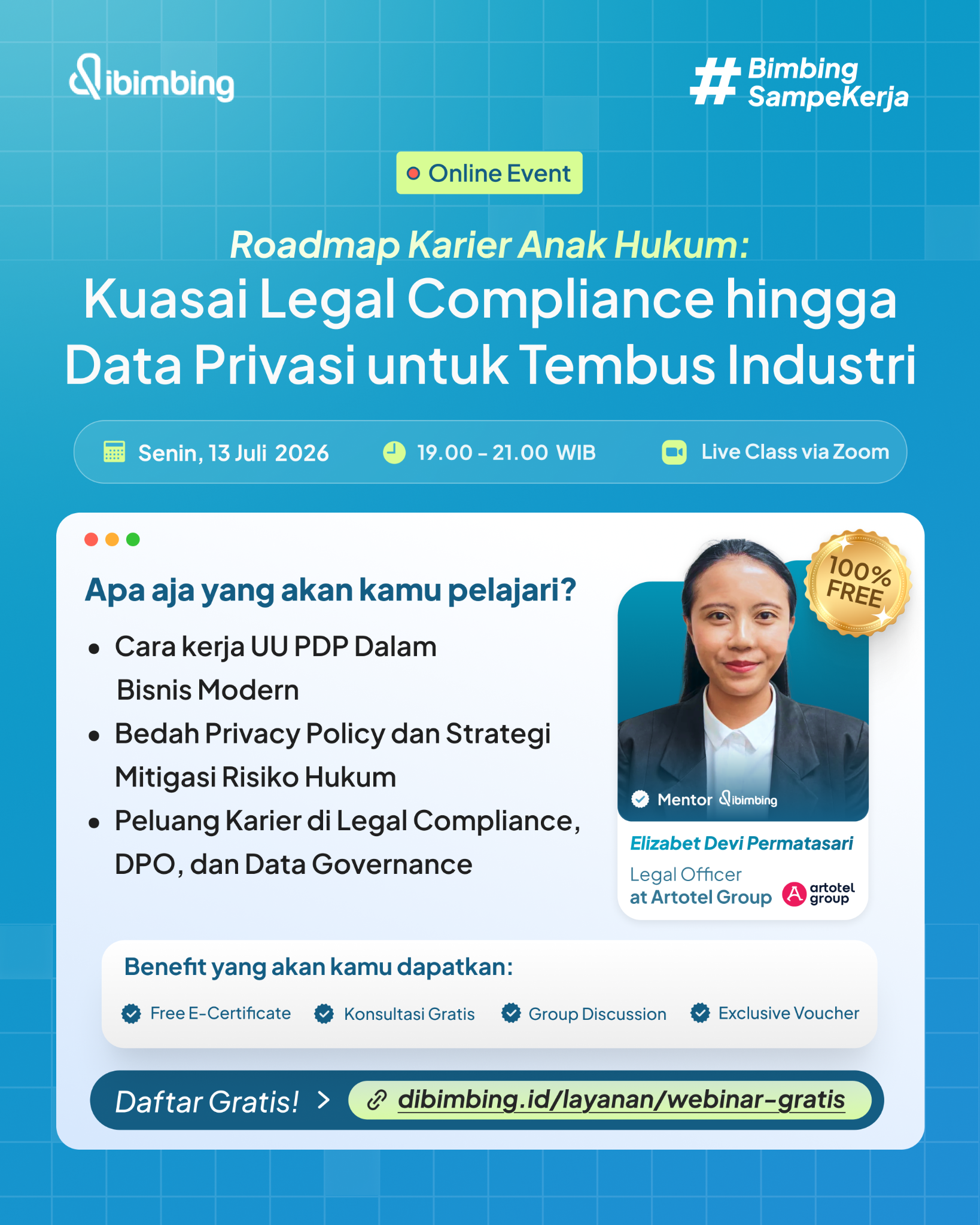 Dibimbing.id Facebook ad