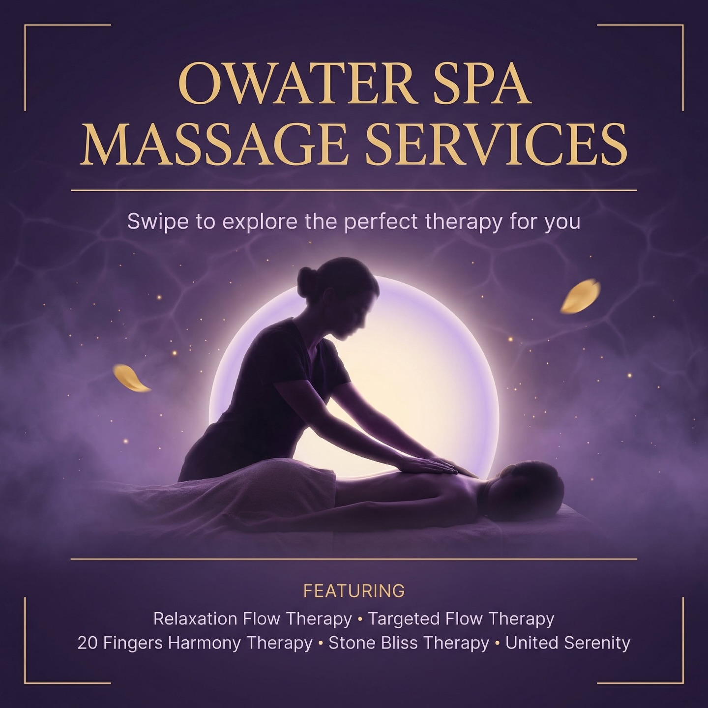 Owater Spa Facebook ad: For people who want real bodywork and to…