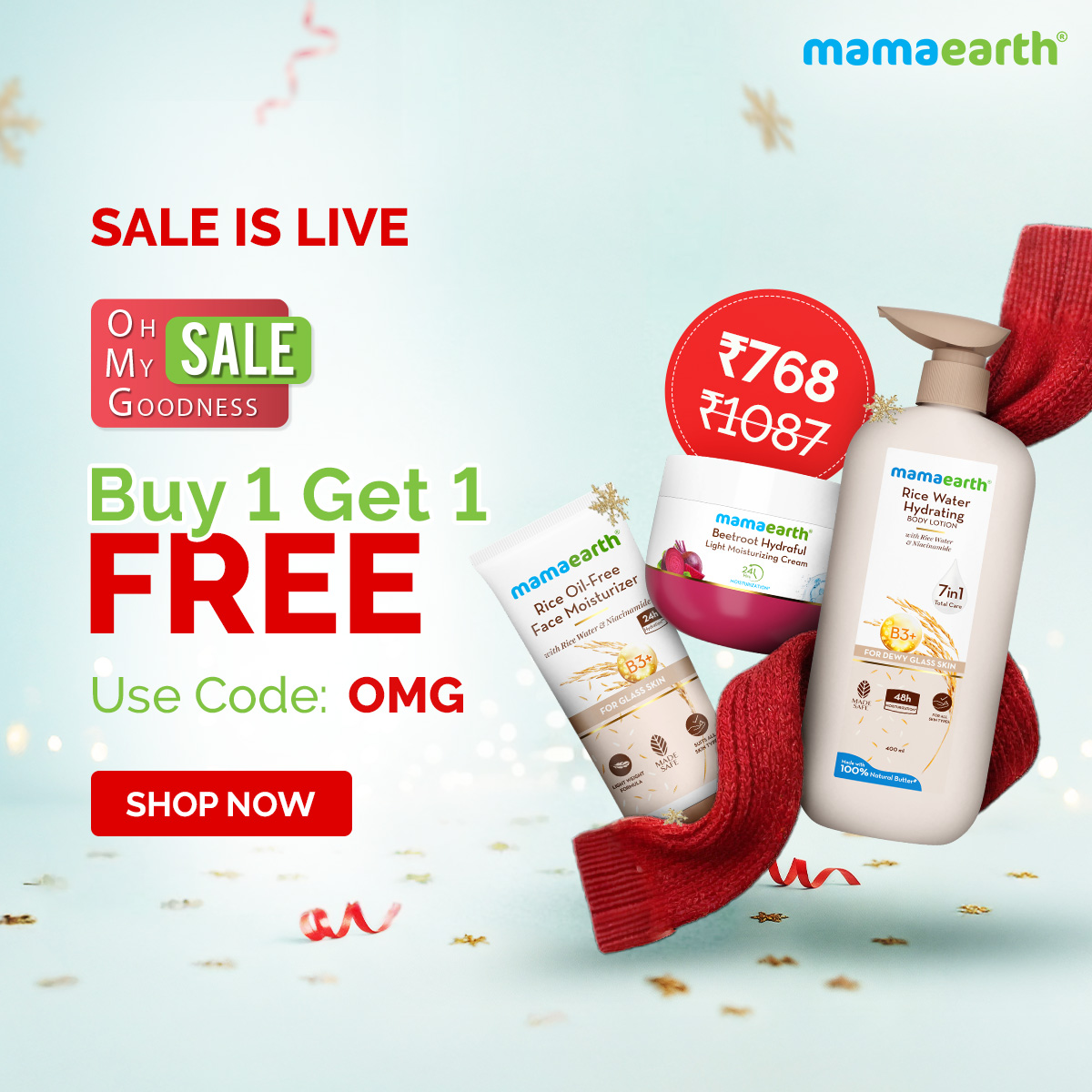 Mamaearth Facebook ad