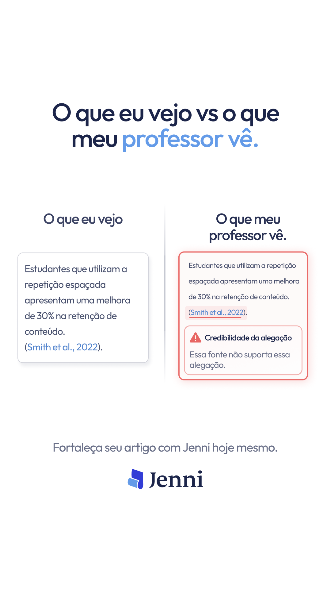 Jenni AI Facebook ad