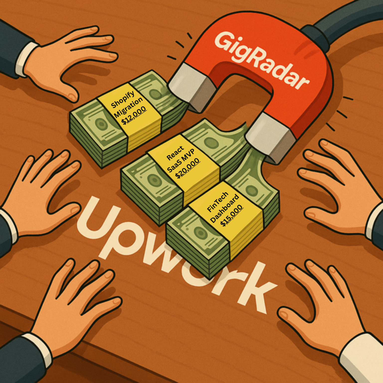 GigRadar Facebook ad
