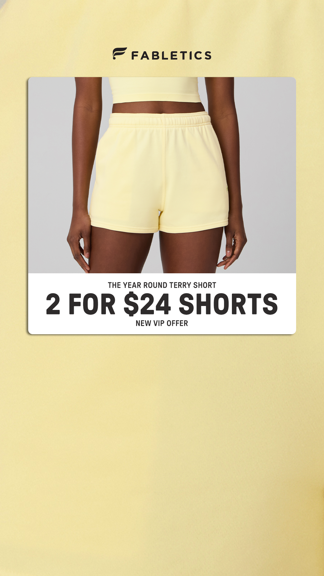 Fabletics Facebook ad