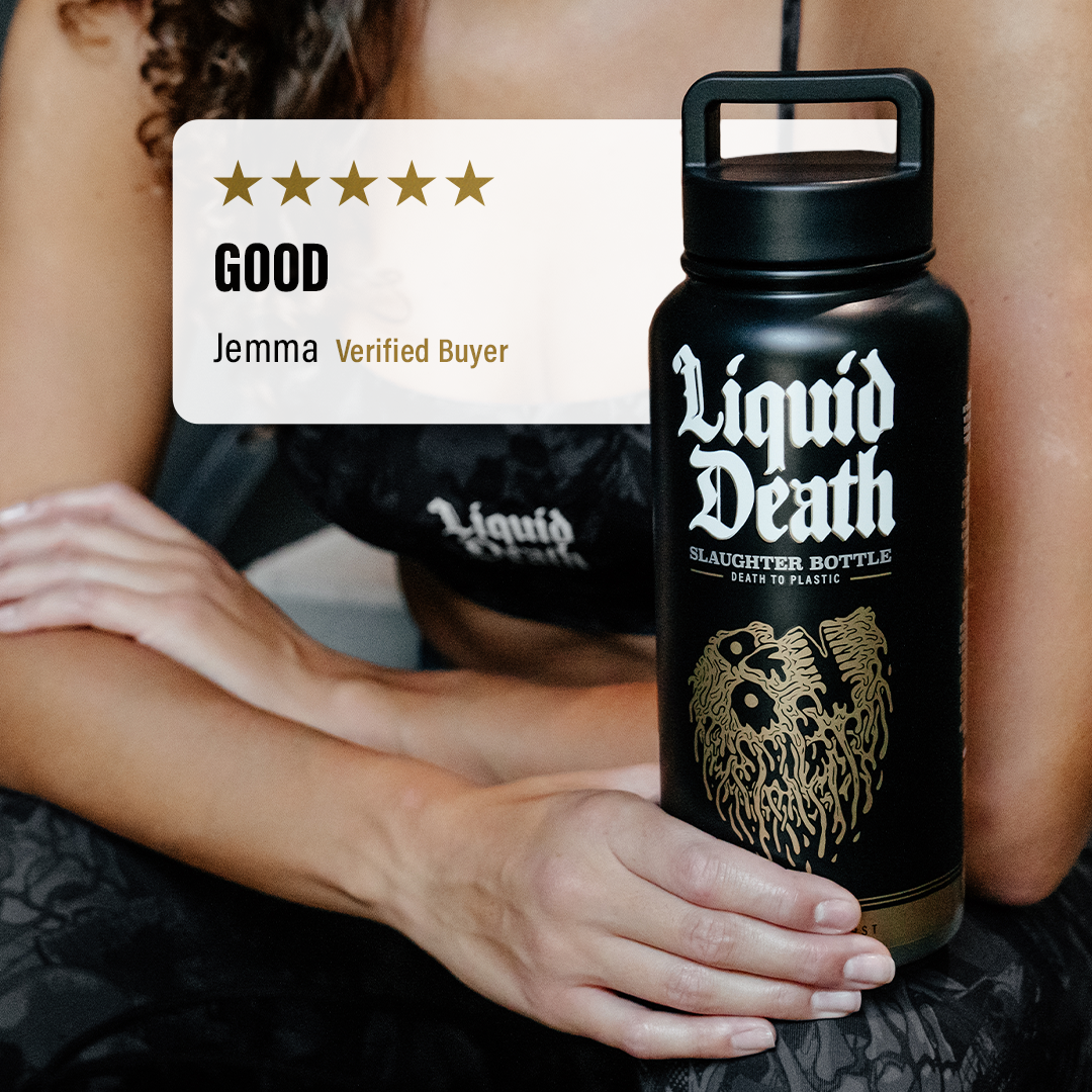 Liquid Death Facebook ad
