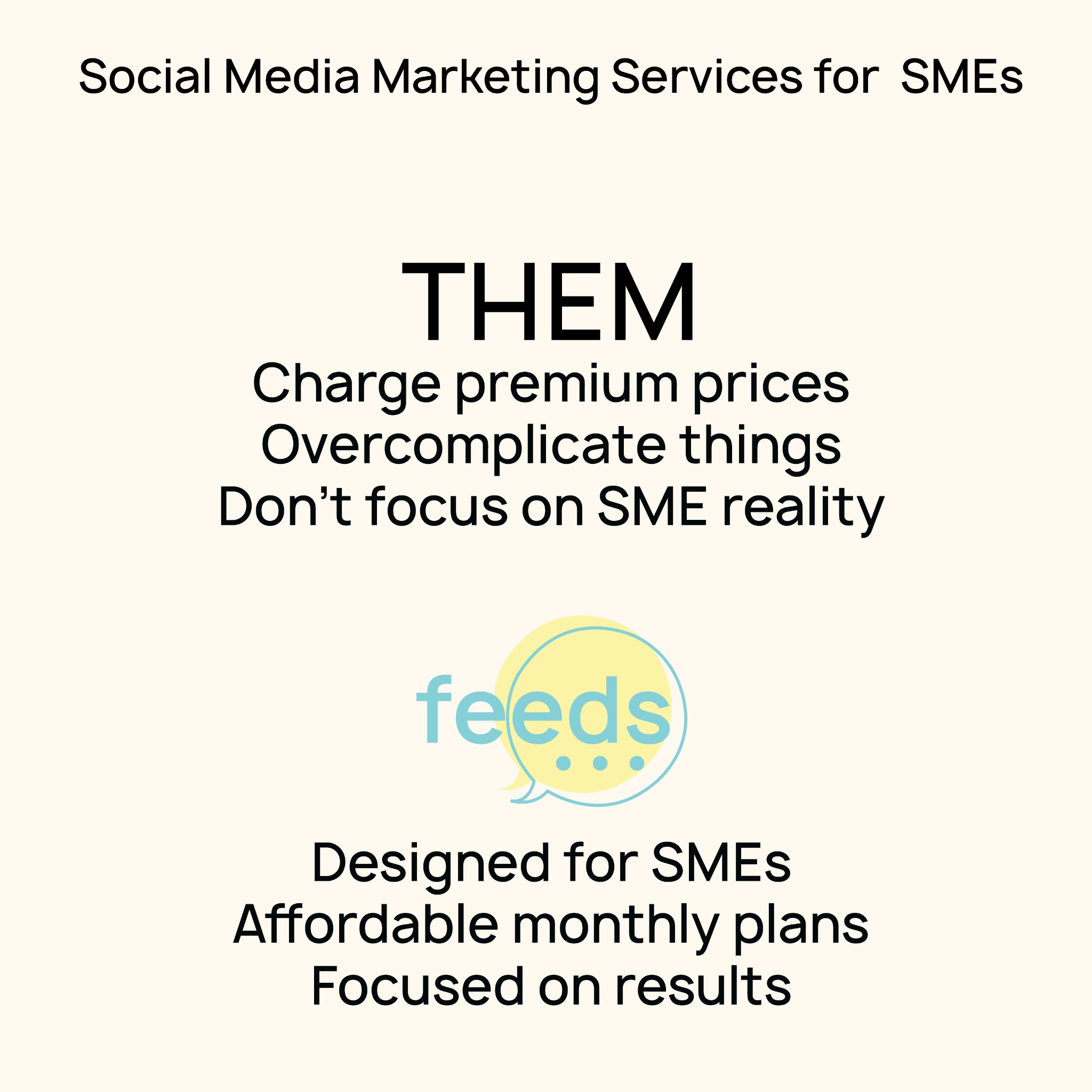 Feeds Social Media Marketing Facebook ad: If you’re an SME, you shouldn’t be paying…