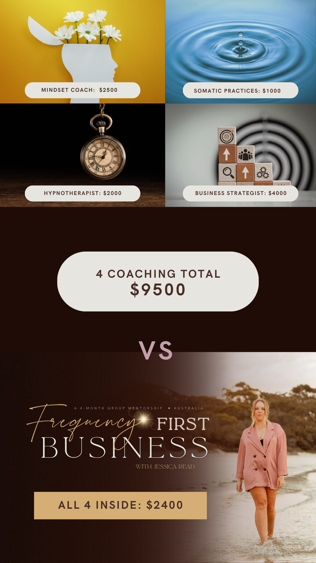 Jessica Read - Business Mentor Facebook ad