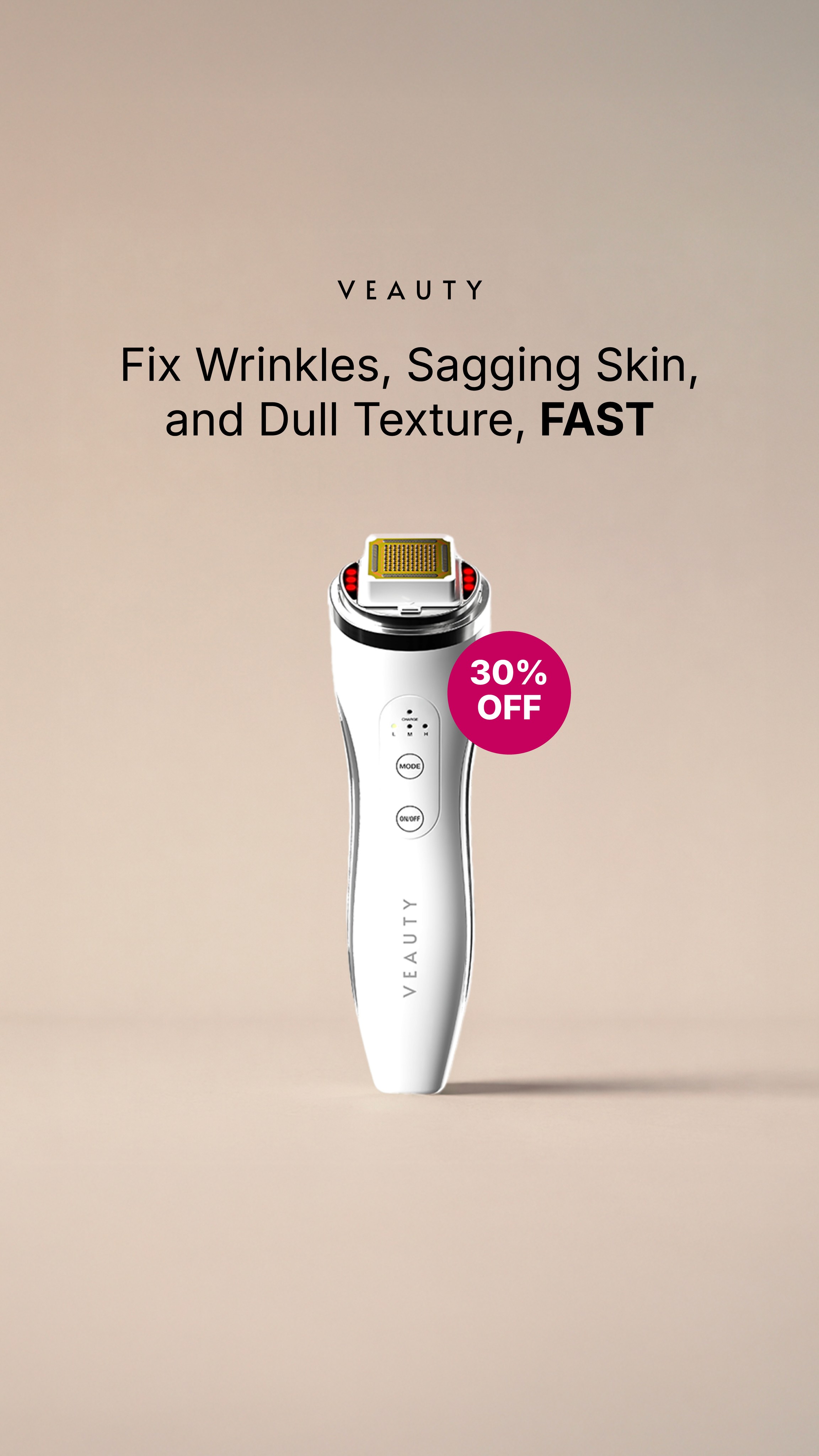 Veauty Facebook ad