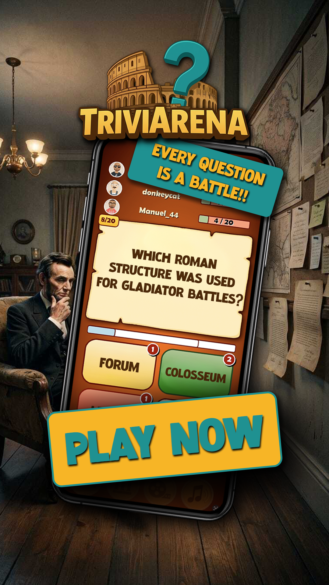 Triviarena Facebook ad