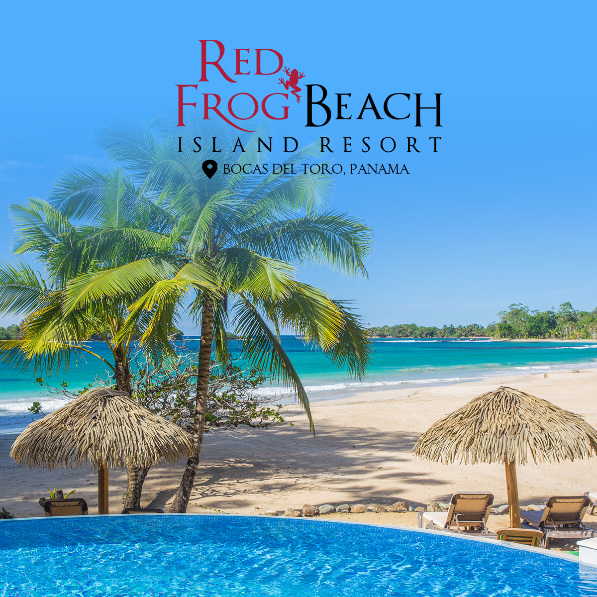 RED FROG BEACH Resort Facebook ad: Caribbean Luxury at Red Frog Beach