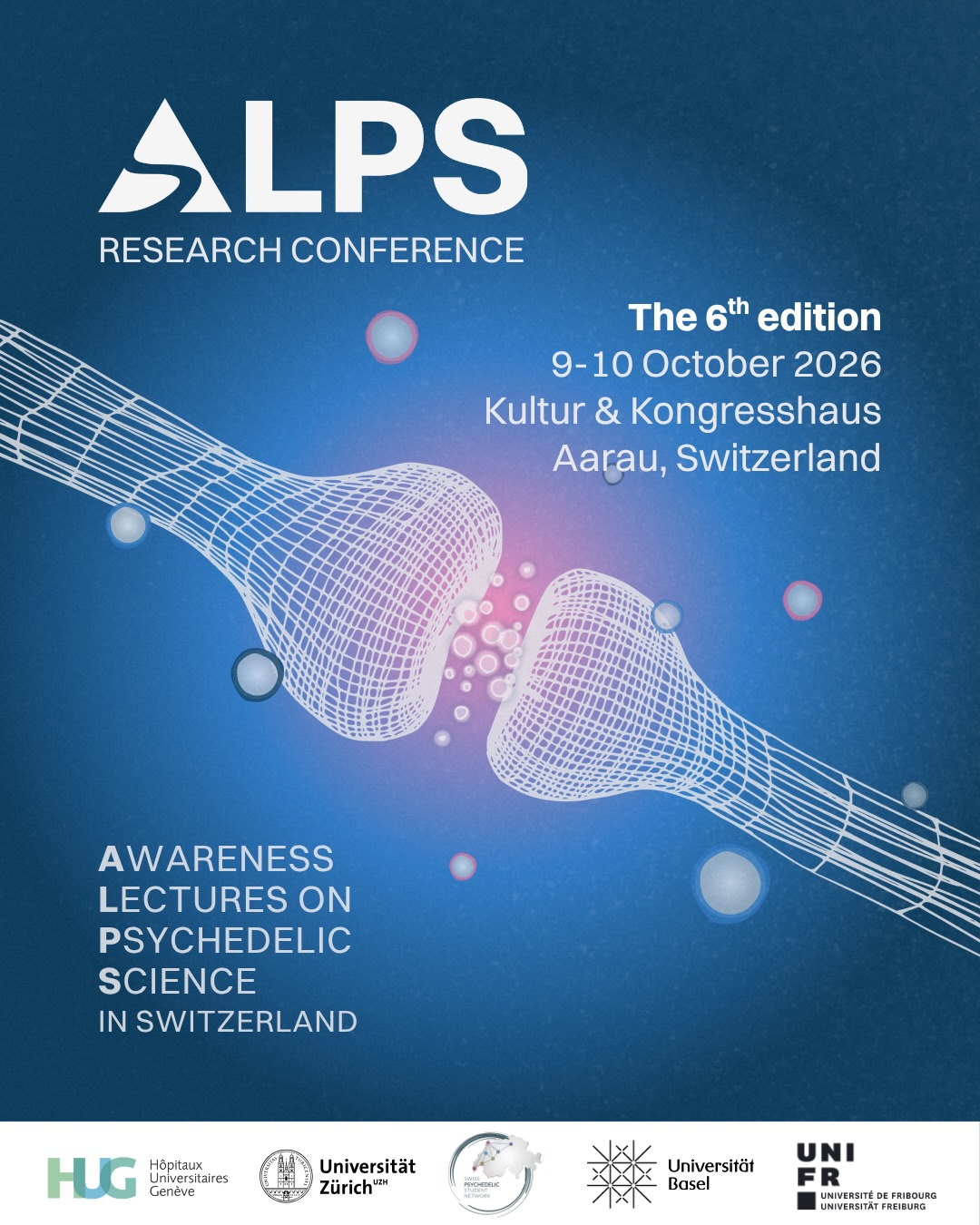 ALPS - Awareness Lectures on Psychedelic Science Facebook ad: SAVE THE DATE