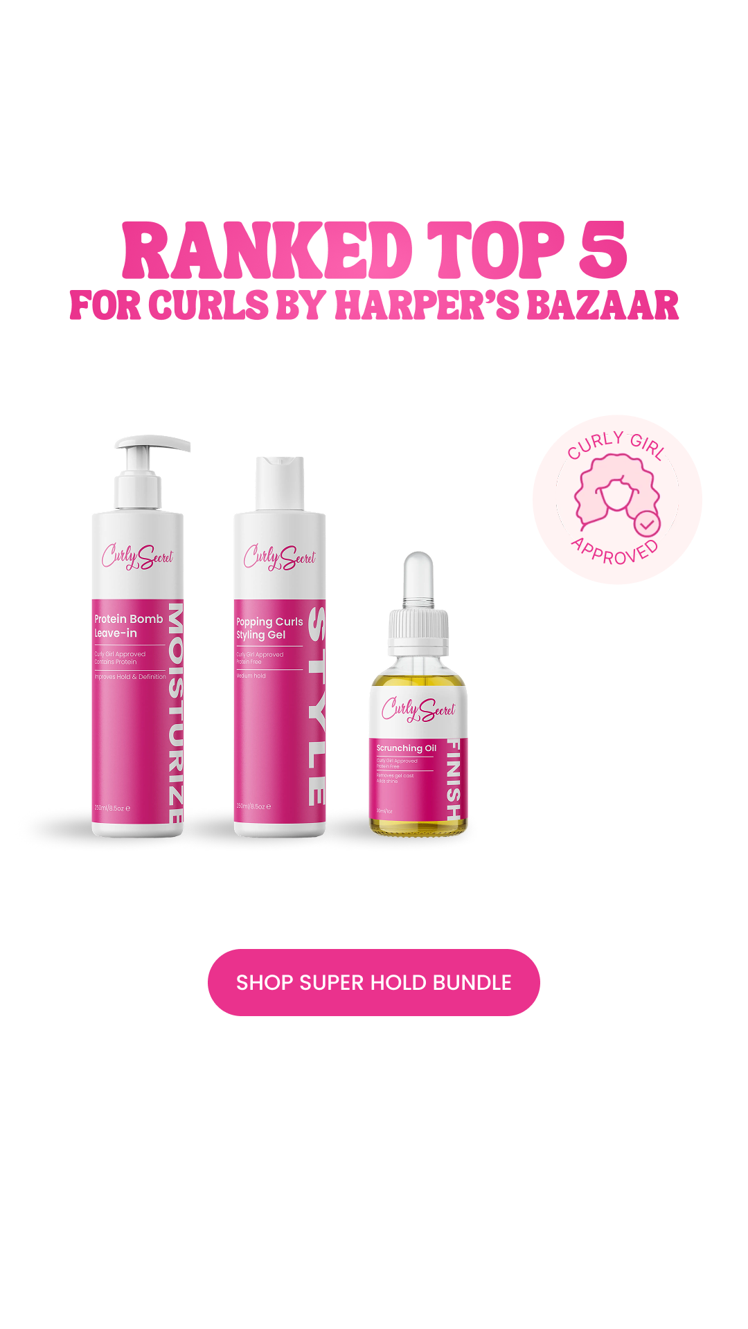 Curly Secret Facebook ad