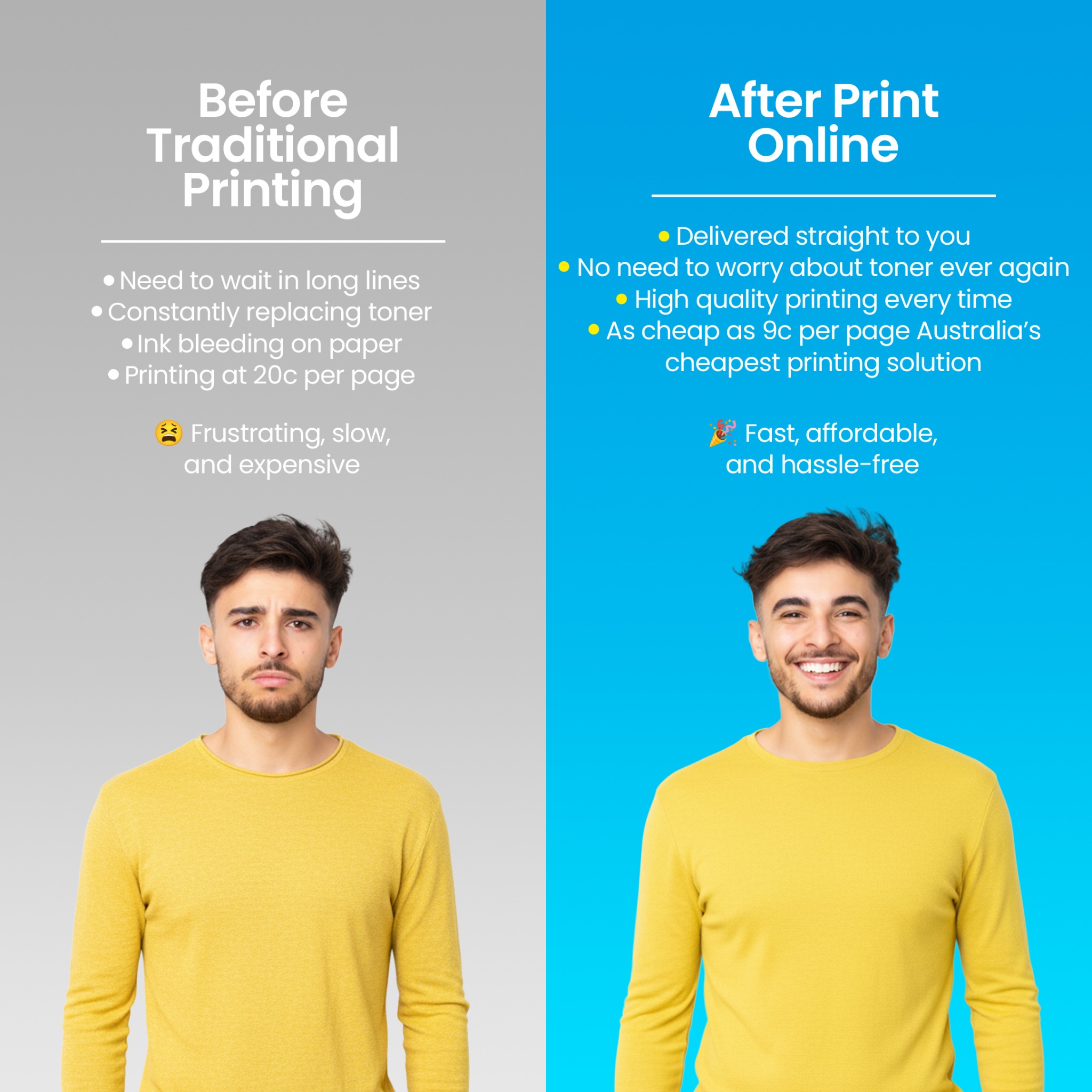 Print Online Facebook ad