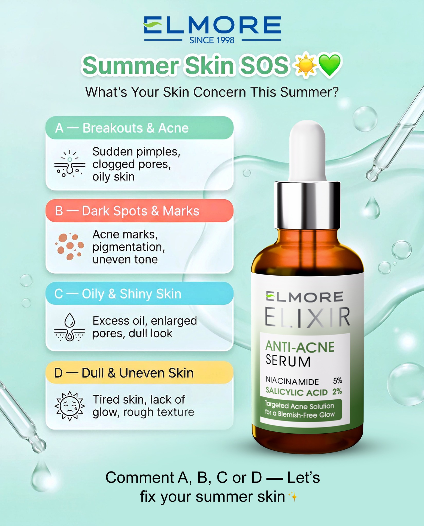 Elmore Beauty Facebook ad