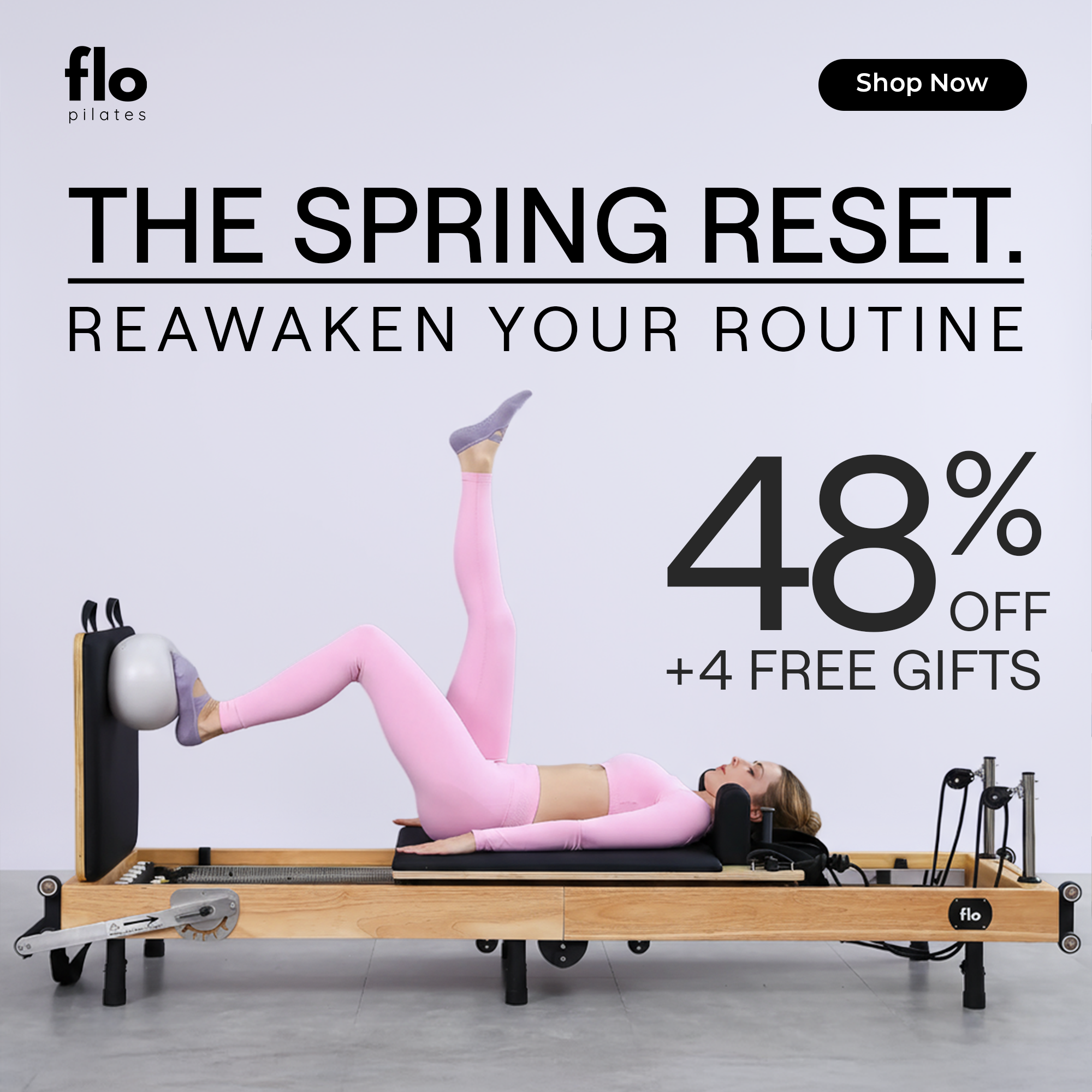 Flo Pilates Facebook ad