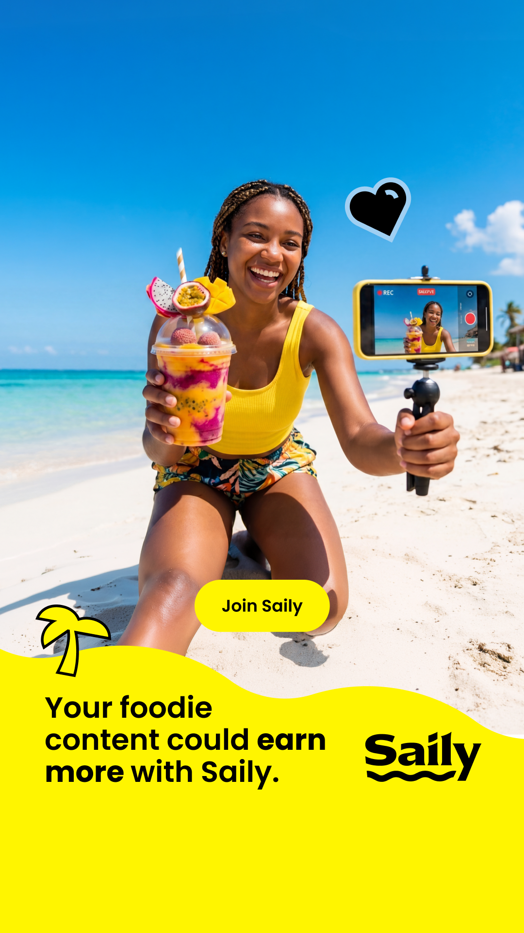 Saily Facebook ad