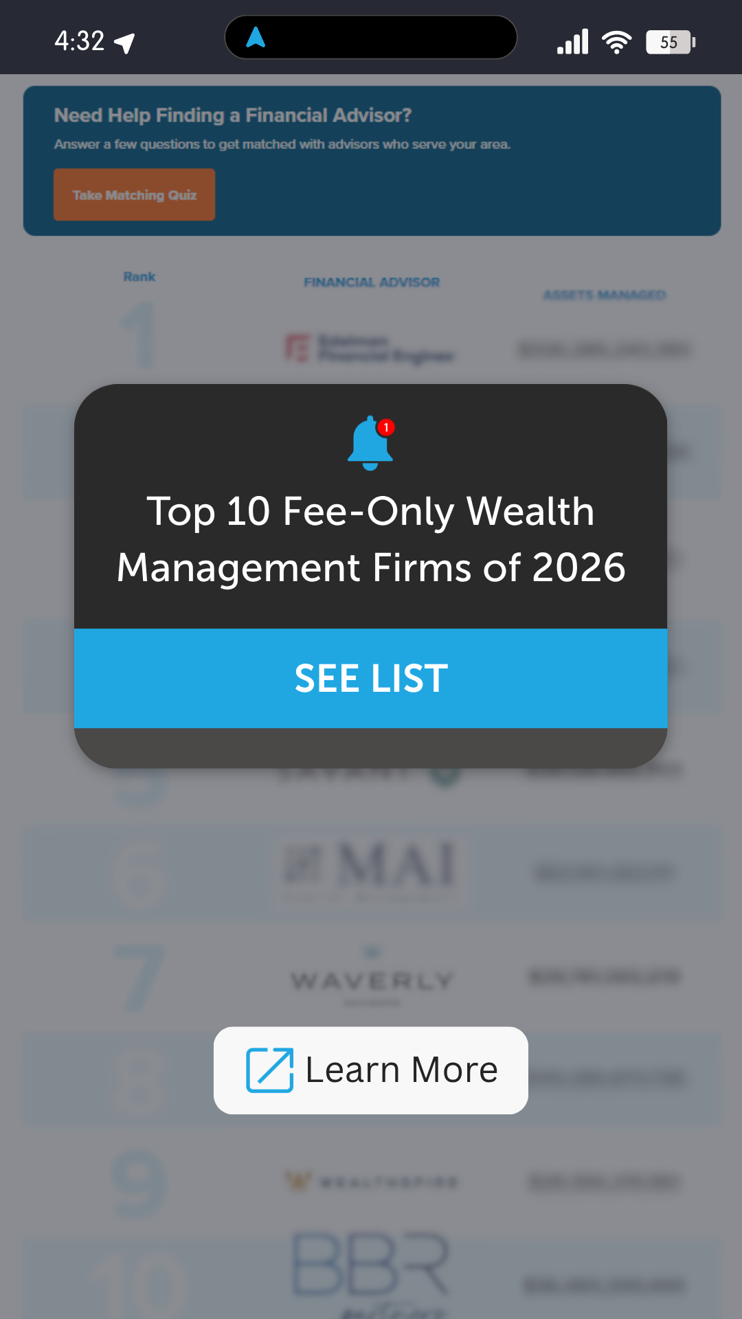 SmartAsset.com Facebook ad