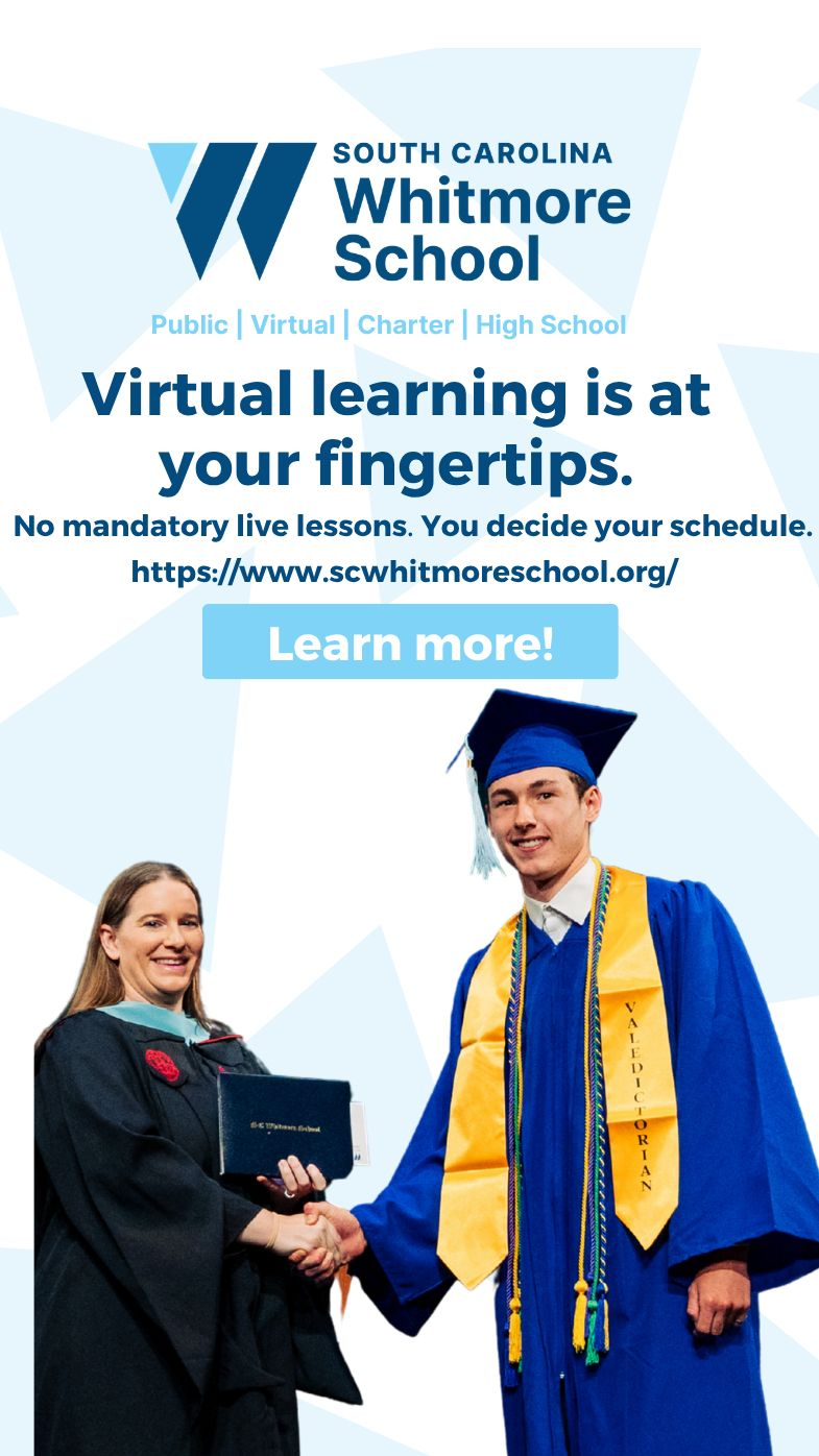 SC Whitmore School Facebook ad: Flexible Online School
