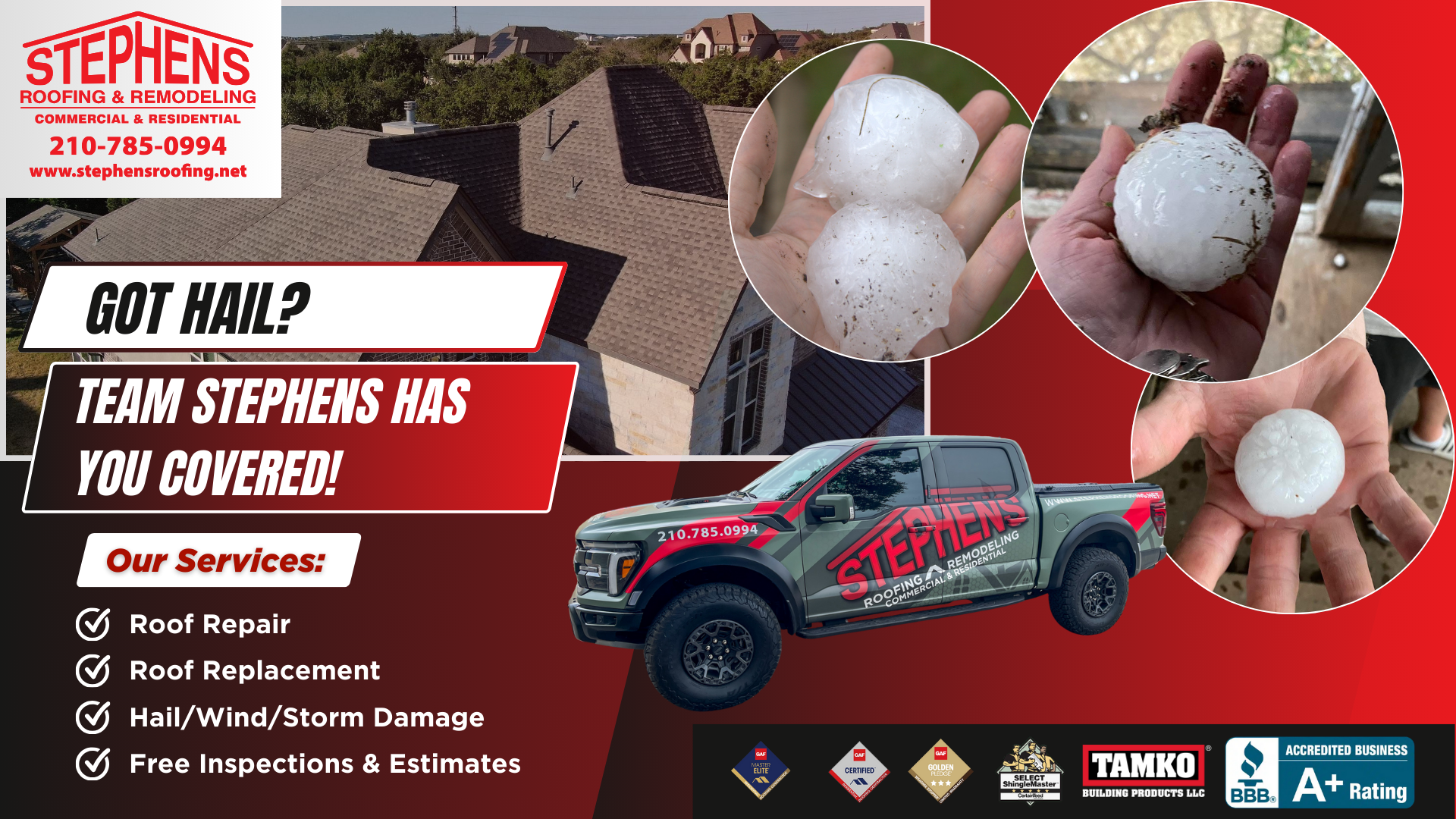 Stephens Roofing & Remodeling Facebook ad