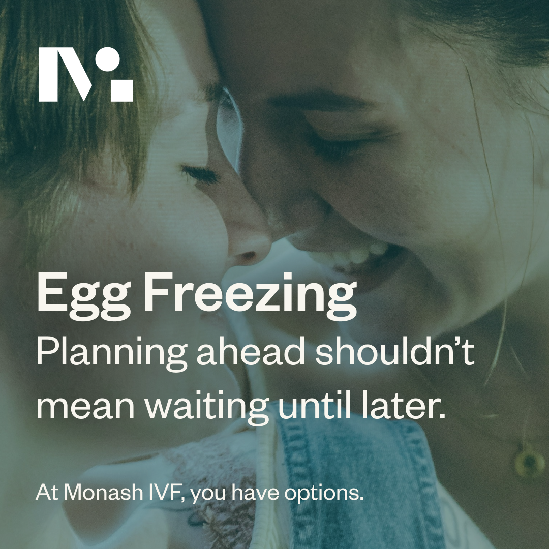 Monash IVF Facebook ad: You can freeze your eggs on your timeline.