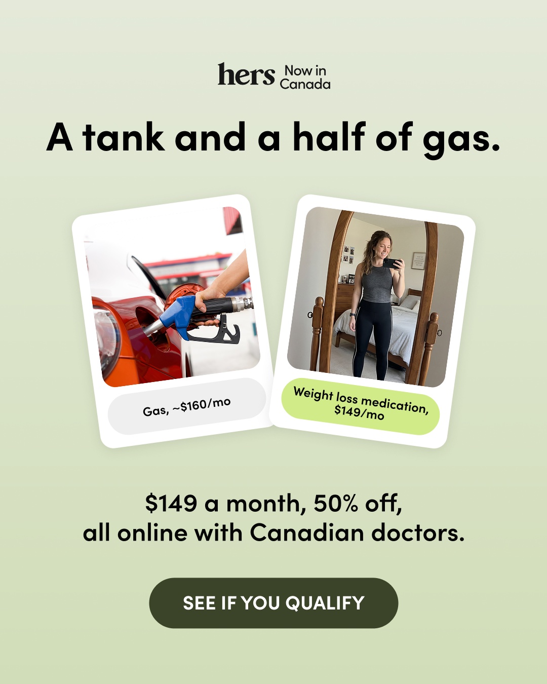 Hers Facebook ad