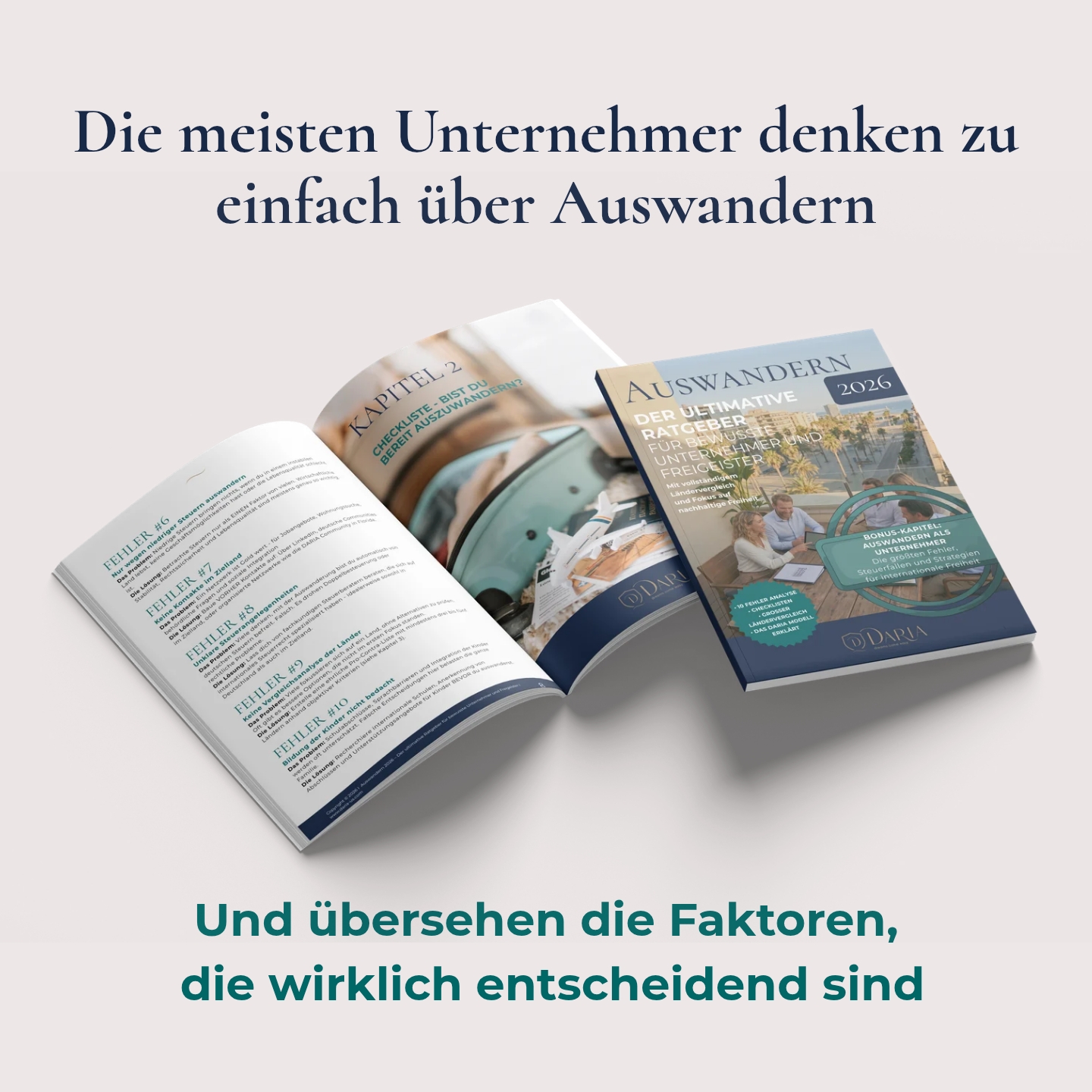 Daria US Group Facebook ad: Auswandern Business