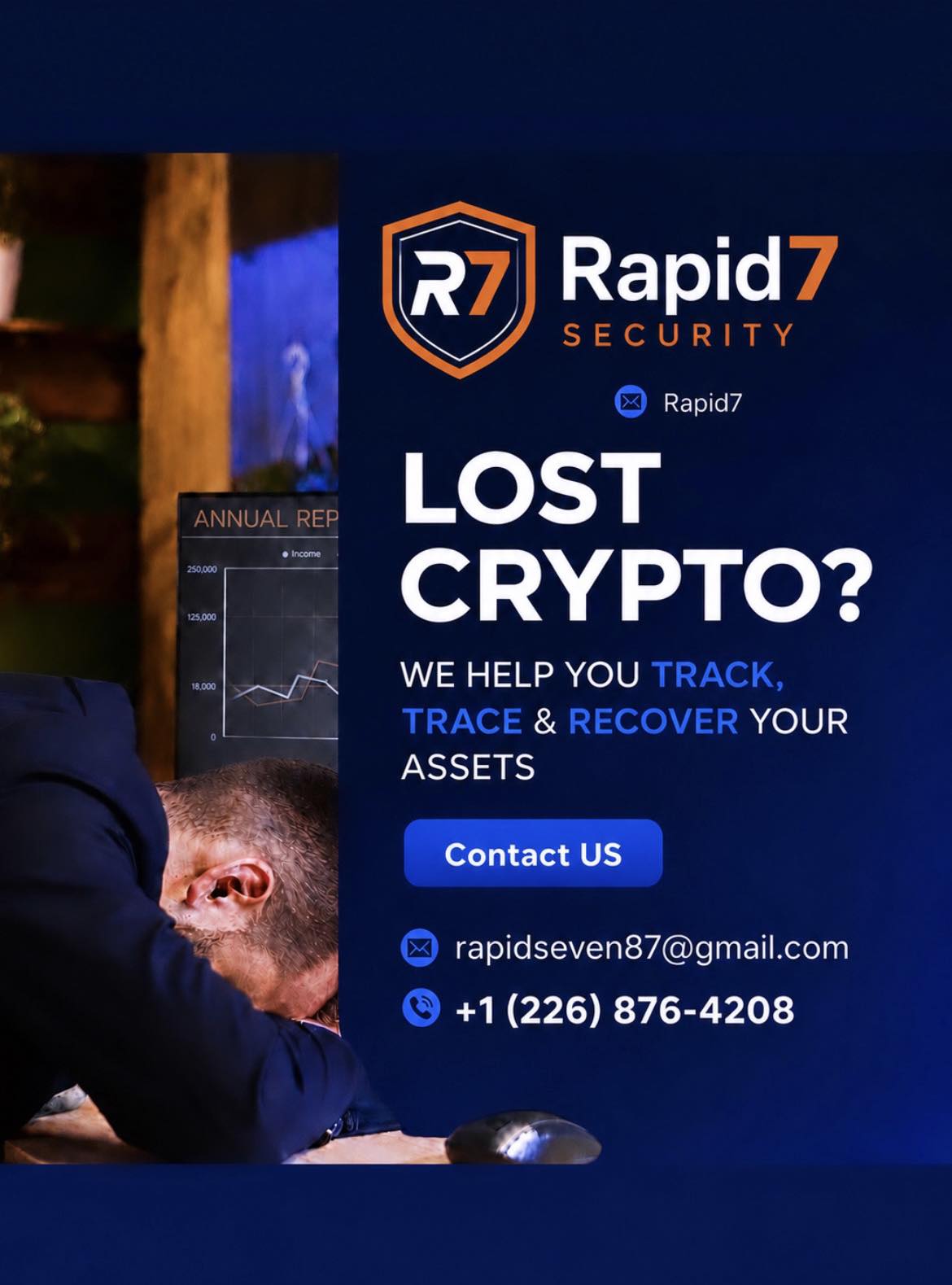 Rapid7 Facebook ad: Lost access to your crypto wallet or believe…