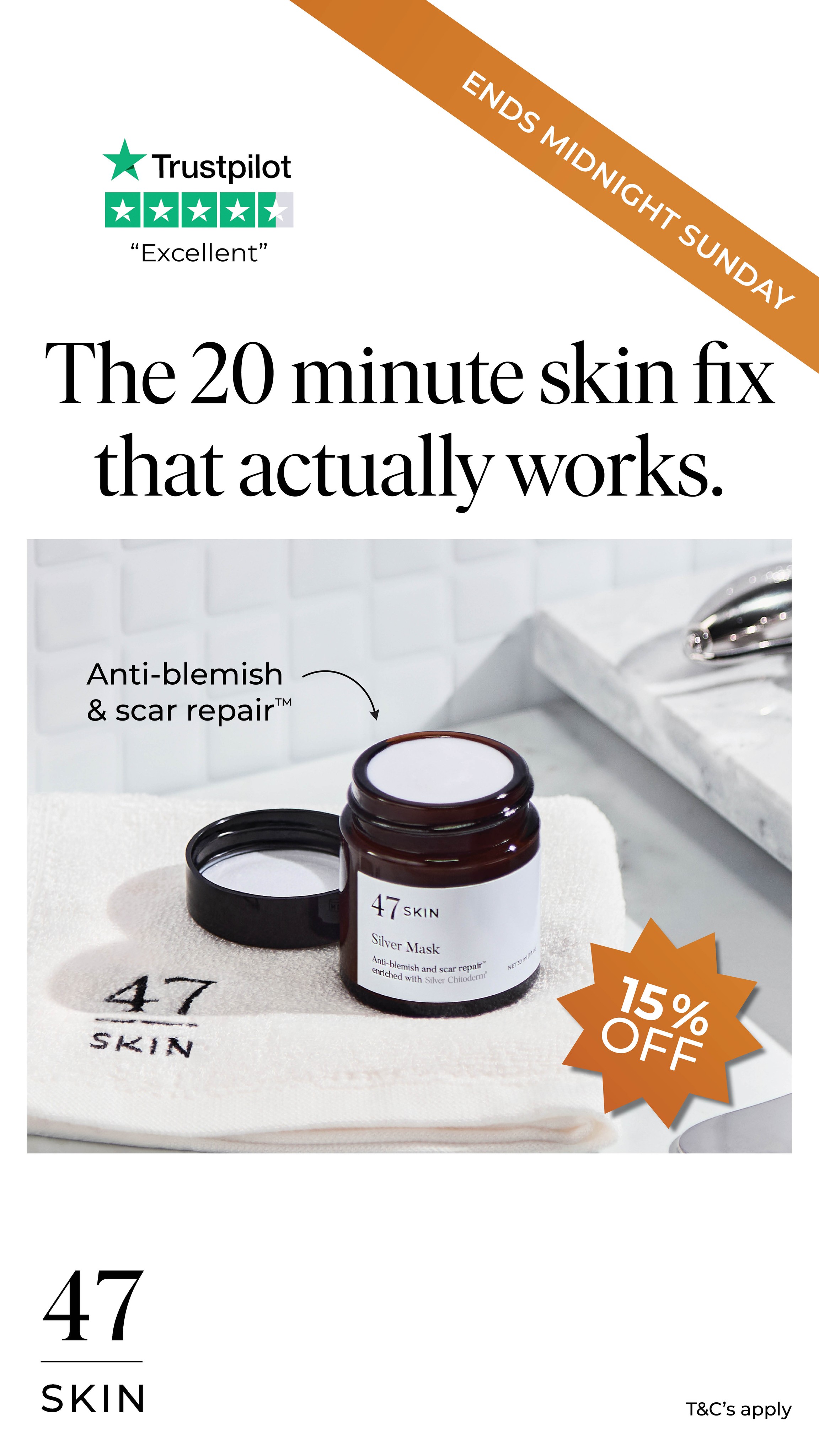 47Skin Facebook ad